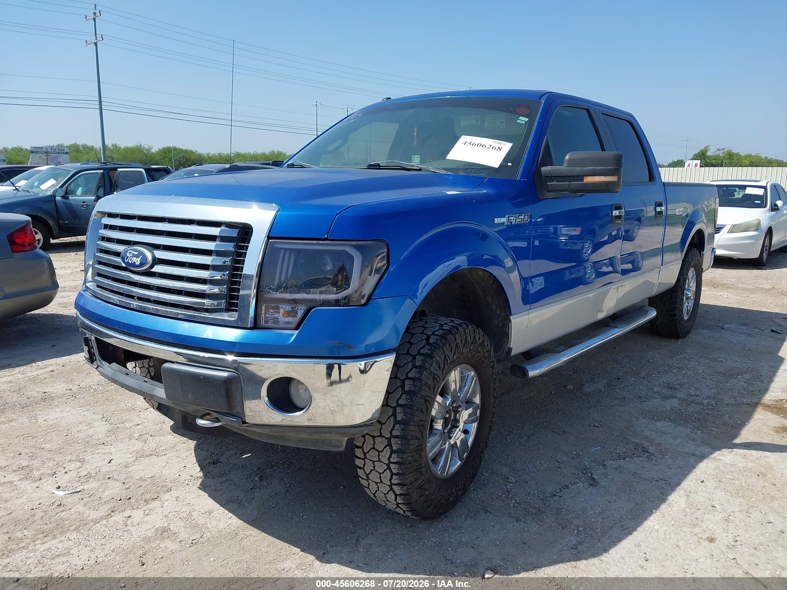 2010 Ford F-150   Blue vin: 1FTFW1EV0AFC29425