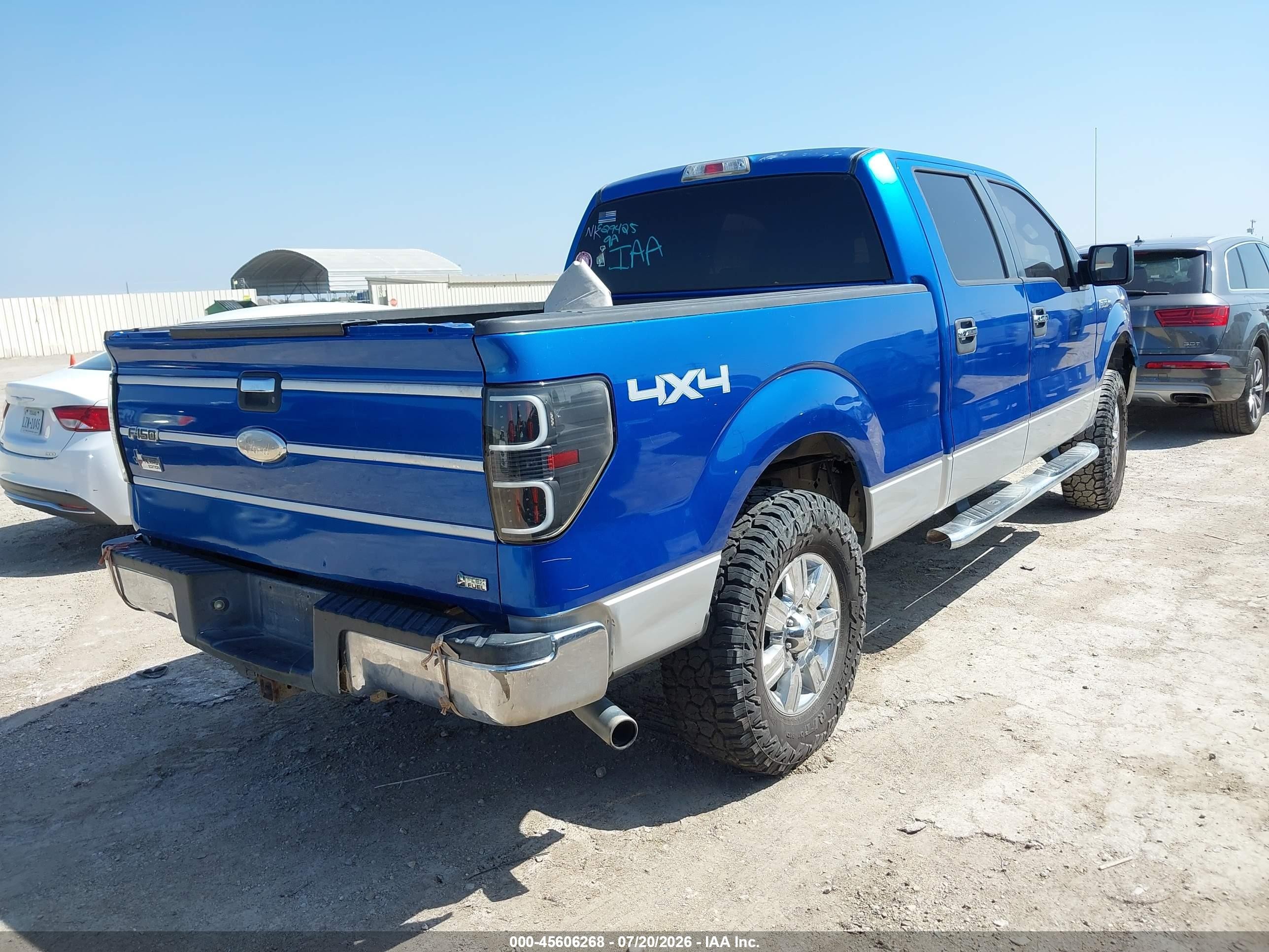2010 Ford F-150   Blue vin: 1FTFW1EV0AFC29425