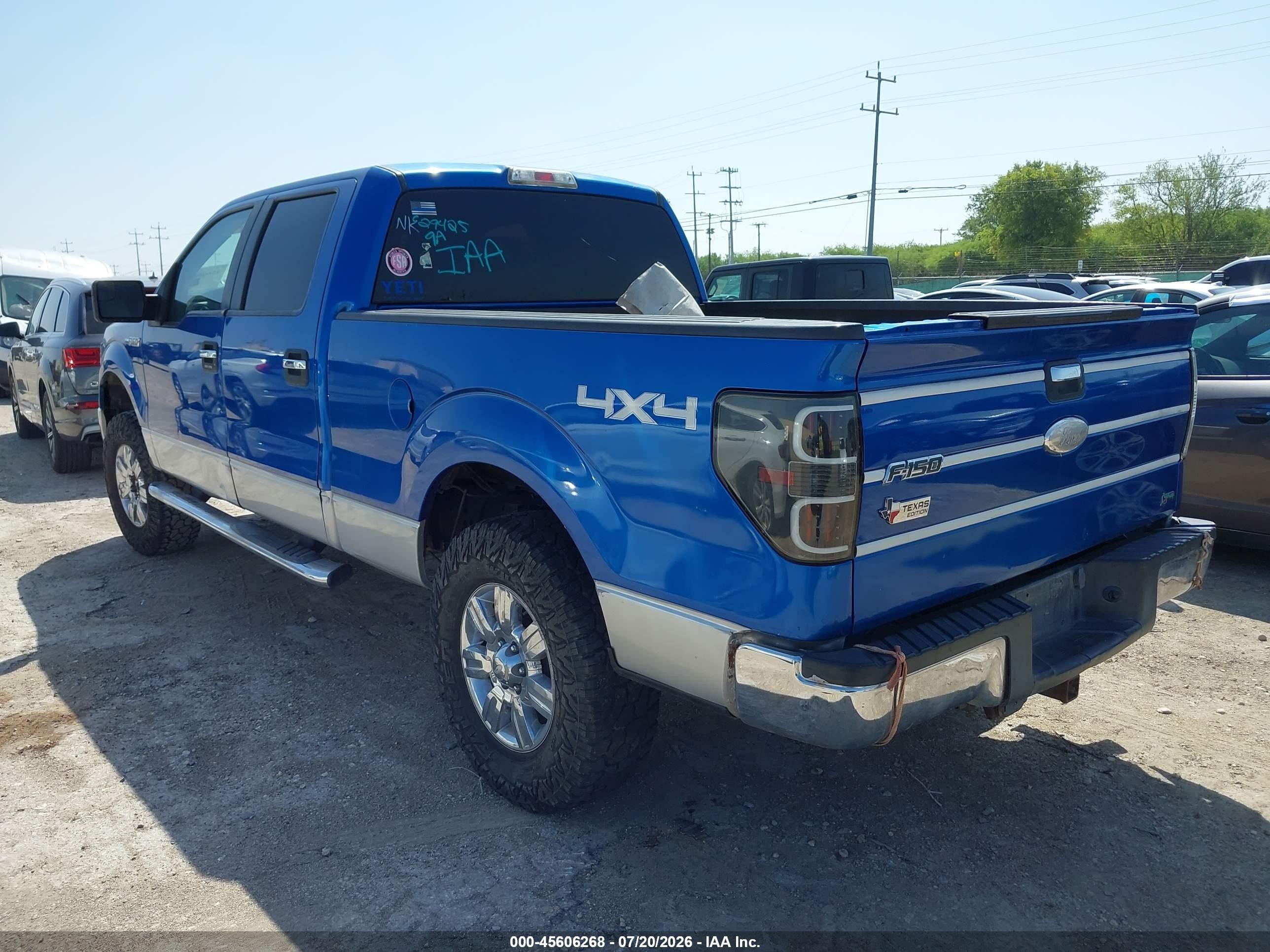2010 Ford F-150   Blue vin: 1FTFW1EV0AFC29425