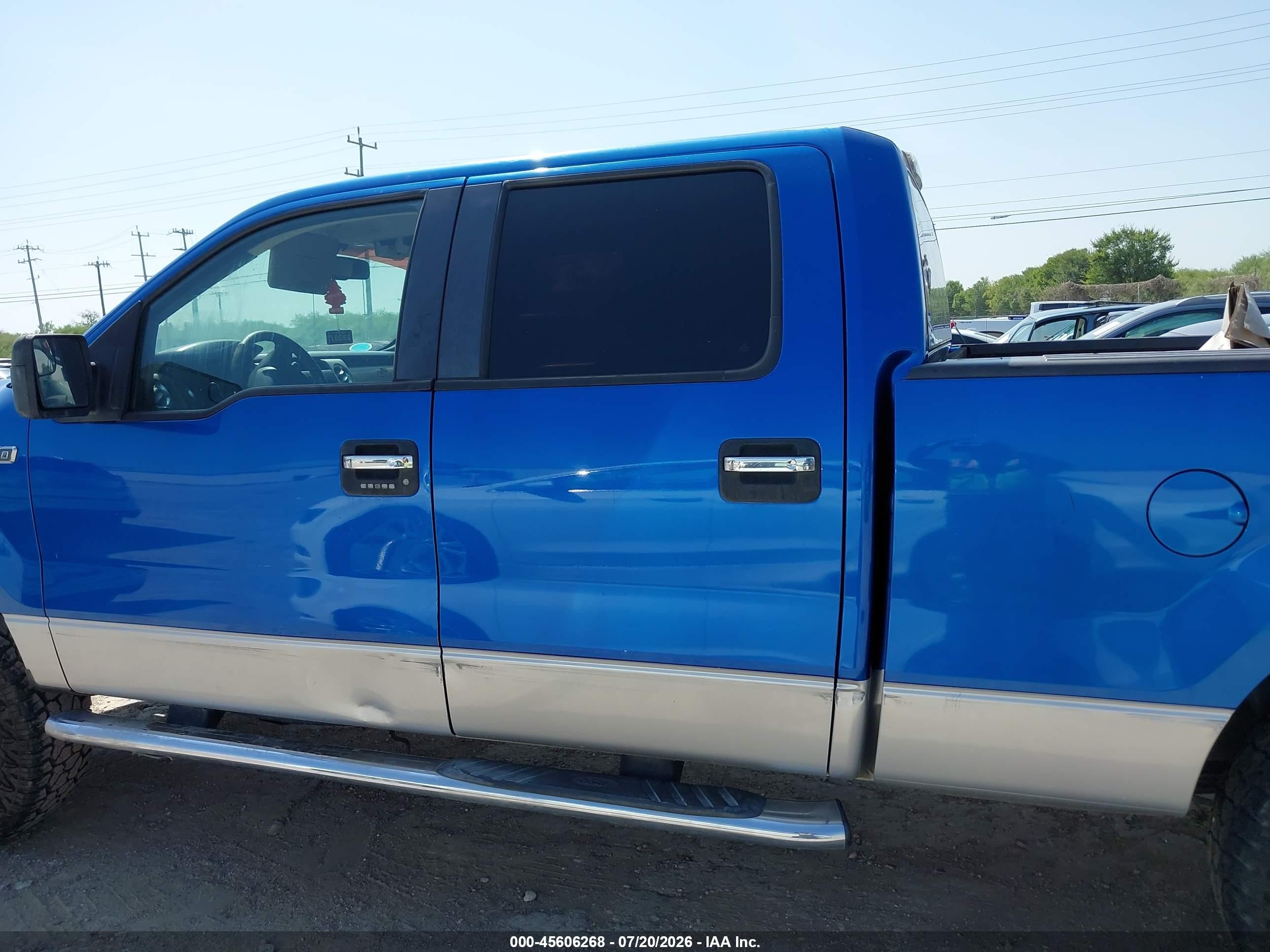 2010 Ford F-150   Blue vin: 1FTFW1EV0AFC29425