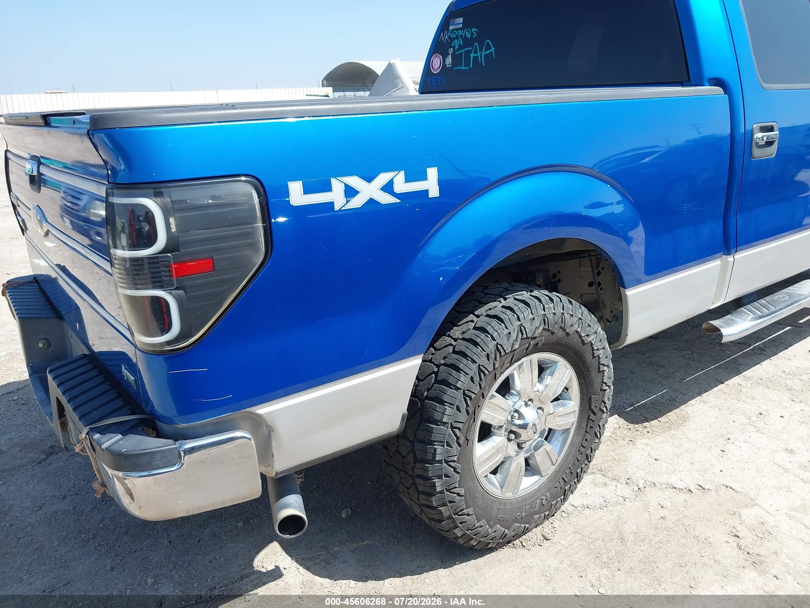 2010 Ford F-150   Blue vin: 1FTFW1EV0AFC29425