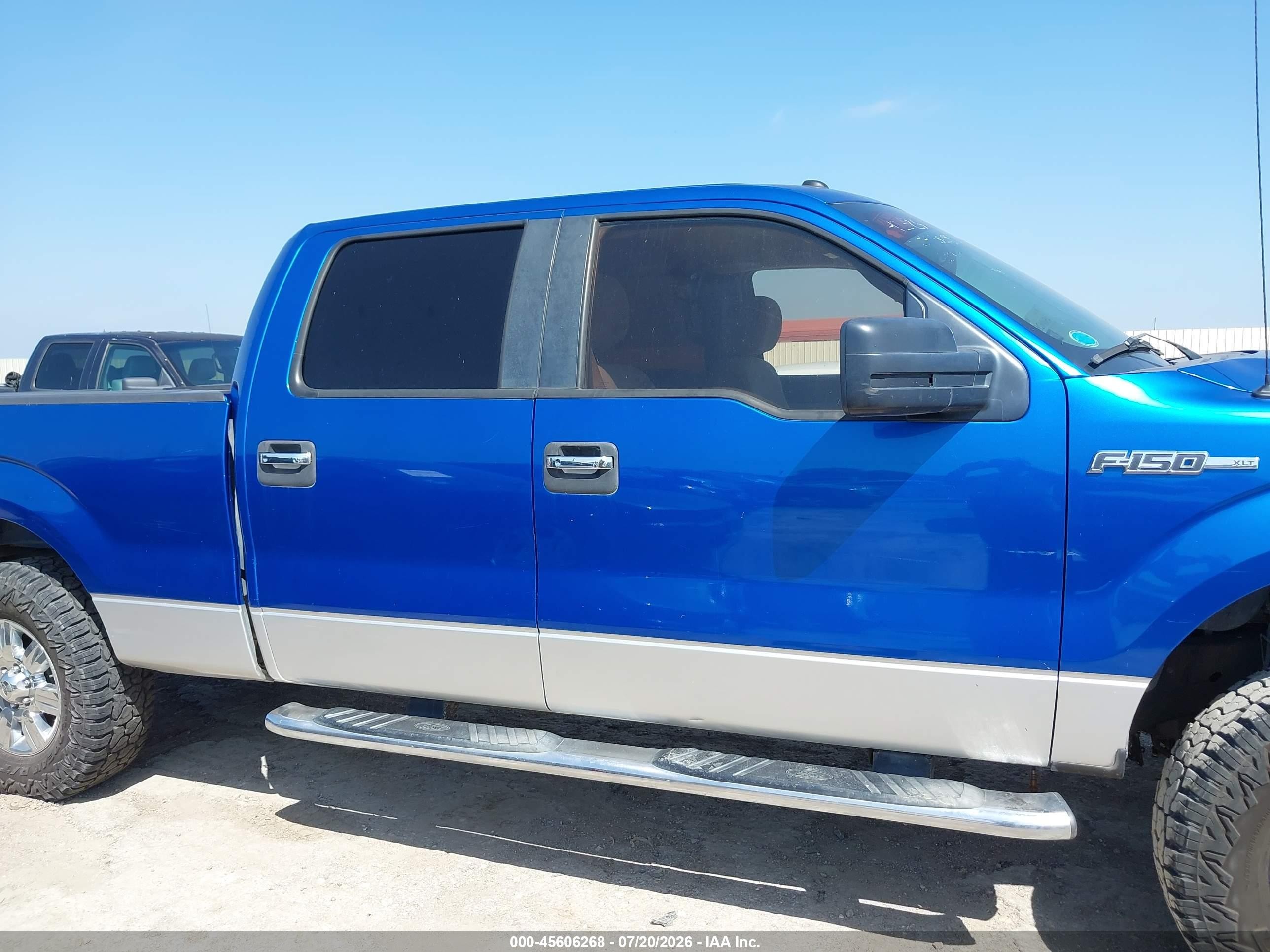 2010 Ford F-150   Blue vin: 1FTFW1EV0AFC29425
