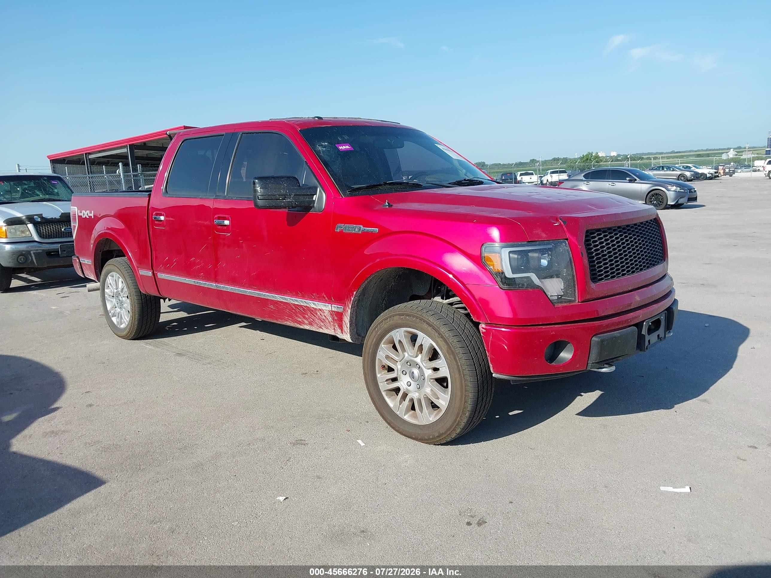 2010 Ford F-150 Fx4/harley-davidson/king Ranch/lariat/platinum/xl/xlt Red vin: 1FTFW1EV0AFC35967