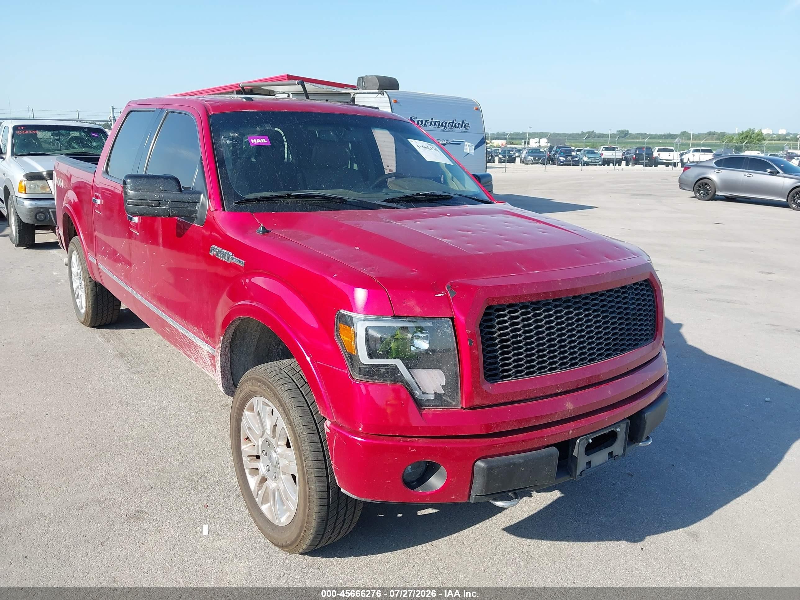 2010 Ford F-150 Fx4/harley-davidson/king Ranch/lariat/platinum/xl/xlt Red vin: 1FTFW1EV0AFC35967