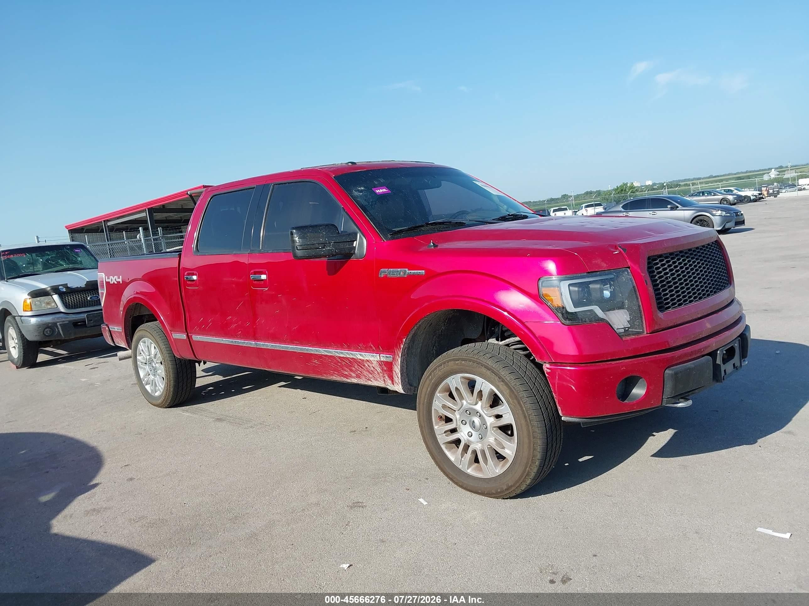 2010 Ford F-150 Fx4/harley-davidson/king Ranch/lariat/platinum/xl/xlt Red vin: 1FTFW1EV0AFC35967