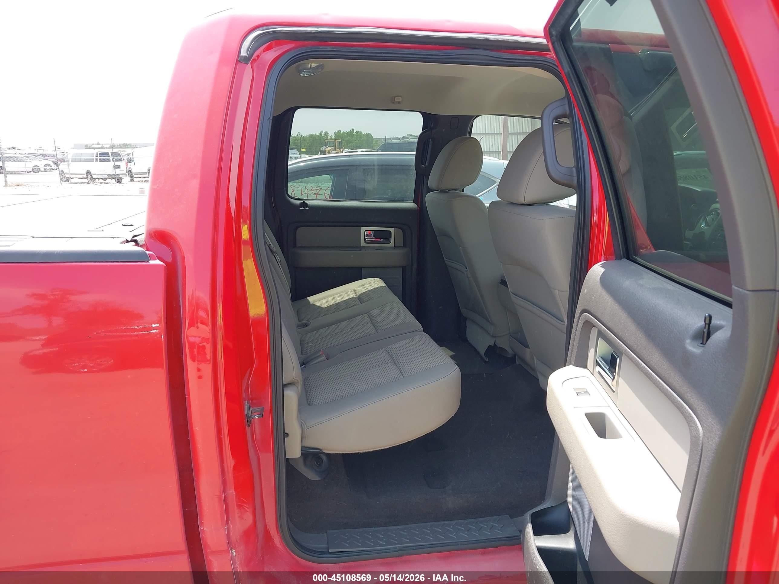 2010 Ford F-150 Fx4/harley-davidson/king Ranch/lariat/platinum/xl/xlt Red vin: 1FTFW1EV0AFC66877
