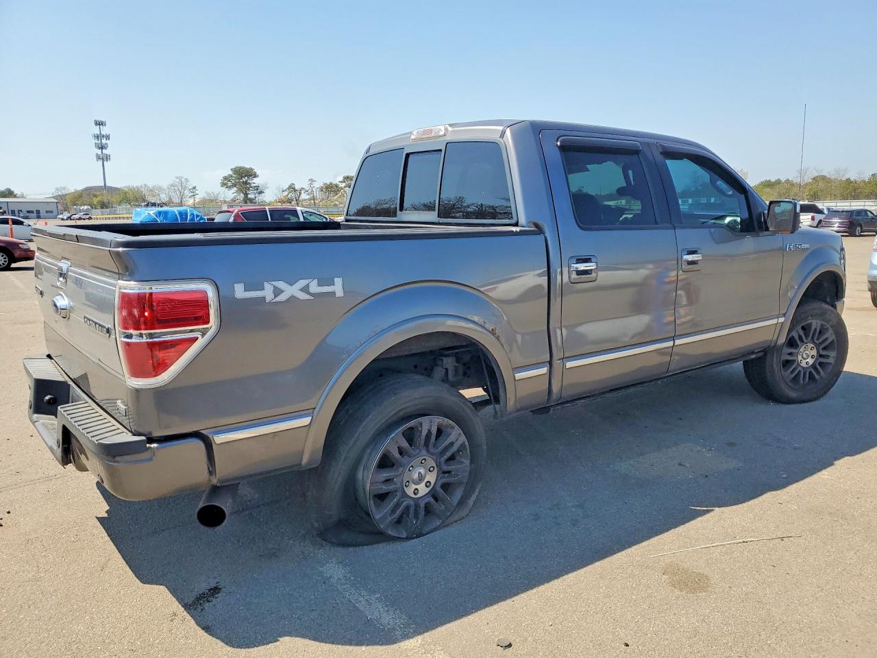 2010 Ford F150 Supercrew Gray vin: 1FTFW1EV0AFC86370