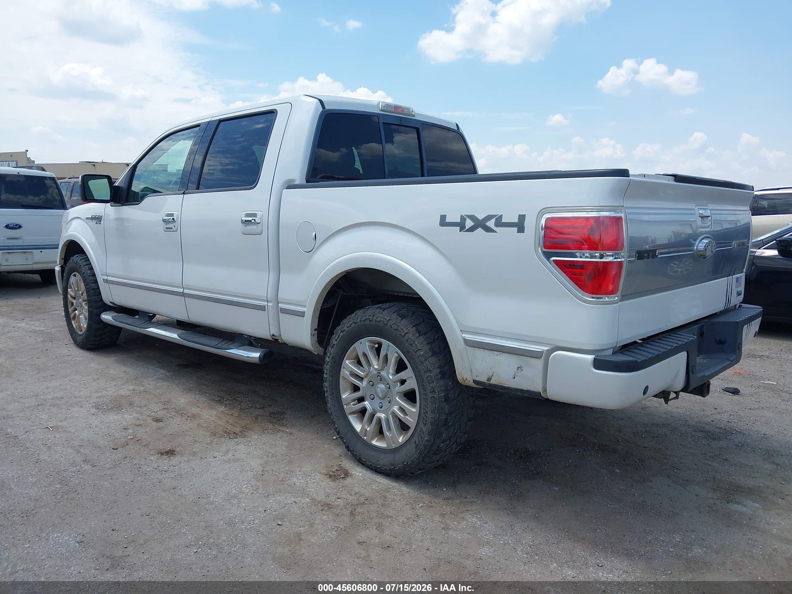 2010 Ford F-150 Fx4/harley-davidson/king Ranch/lariat/platinum/xl/xlt White vin: 1FTFW1EV0AFD18430
