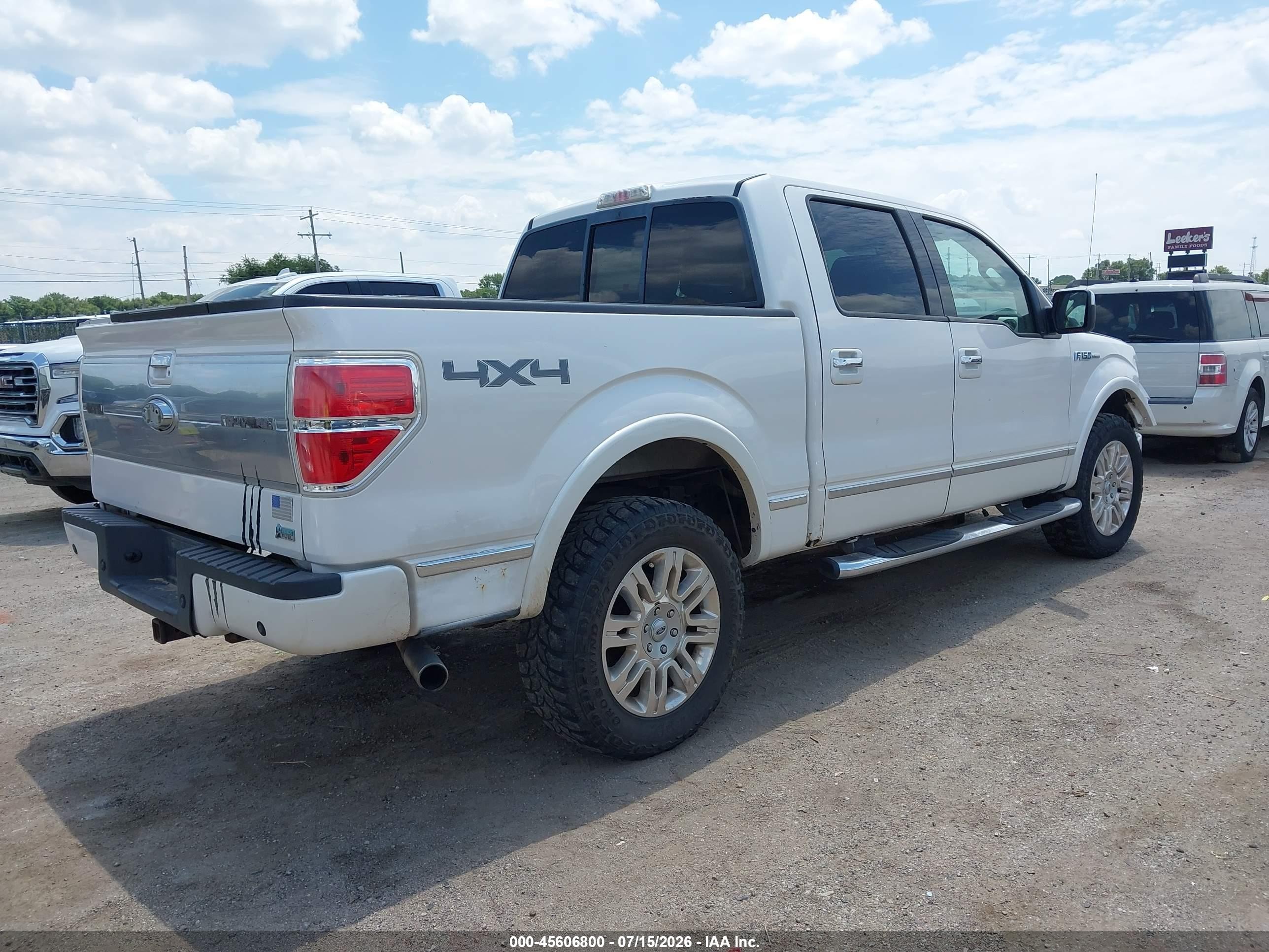 2010 Ford F-150 Fx4/harley-davidson/king Ranch/lariat/platinum/xl/xlt White vin: 1FTFW1EV0AFD18430