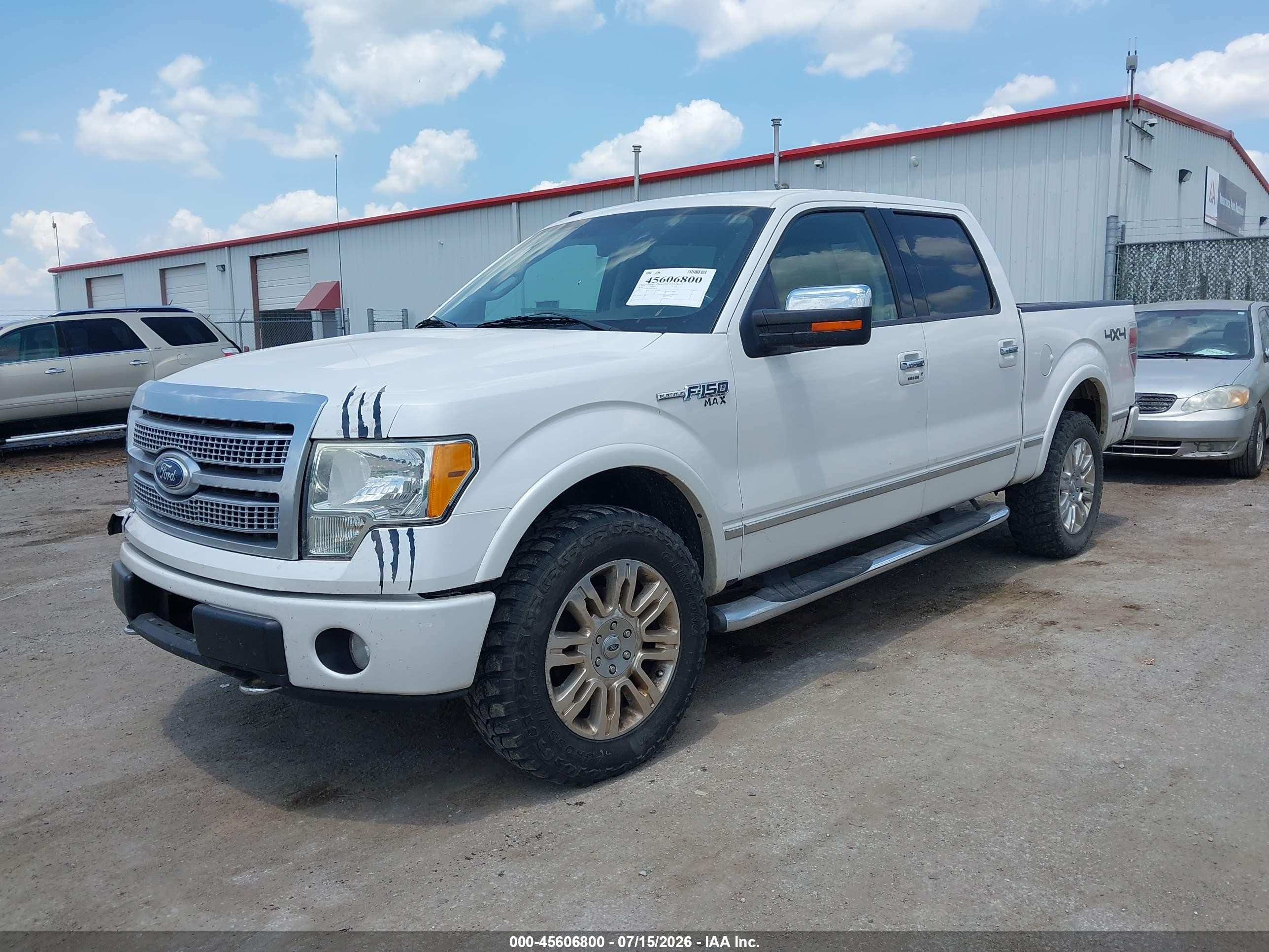 2010 Ford F-150 Fx4/harley-davidson/king Ranch/lariat/platinum/xl/xlt White vin: 1FTFW1EV0AFD18430
