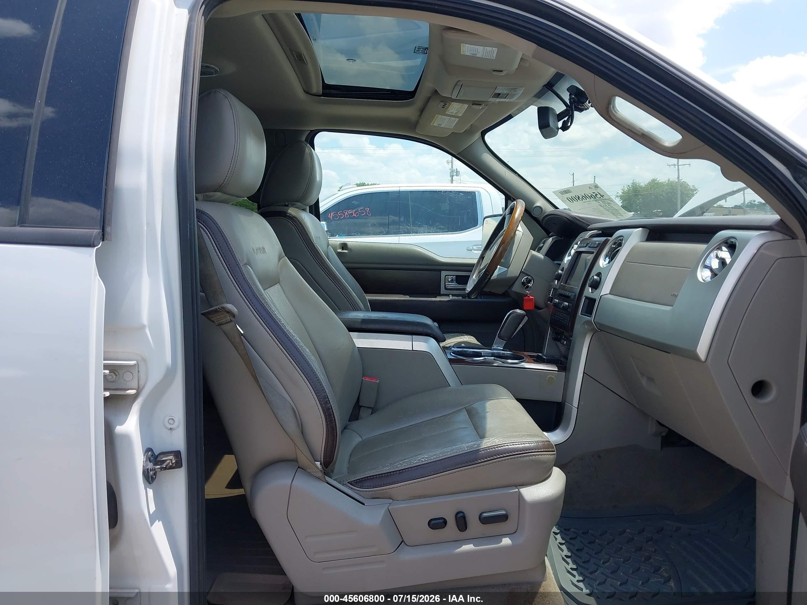 2010 Ford F-150 Fx4/harley-davidson/king Ranch/lariat/platinum/xl/xlt White vin: 1FTFW1EV0AFD18430