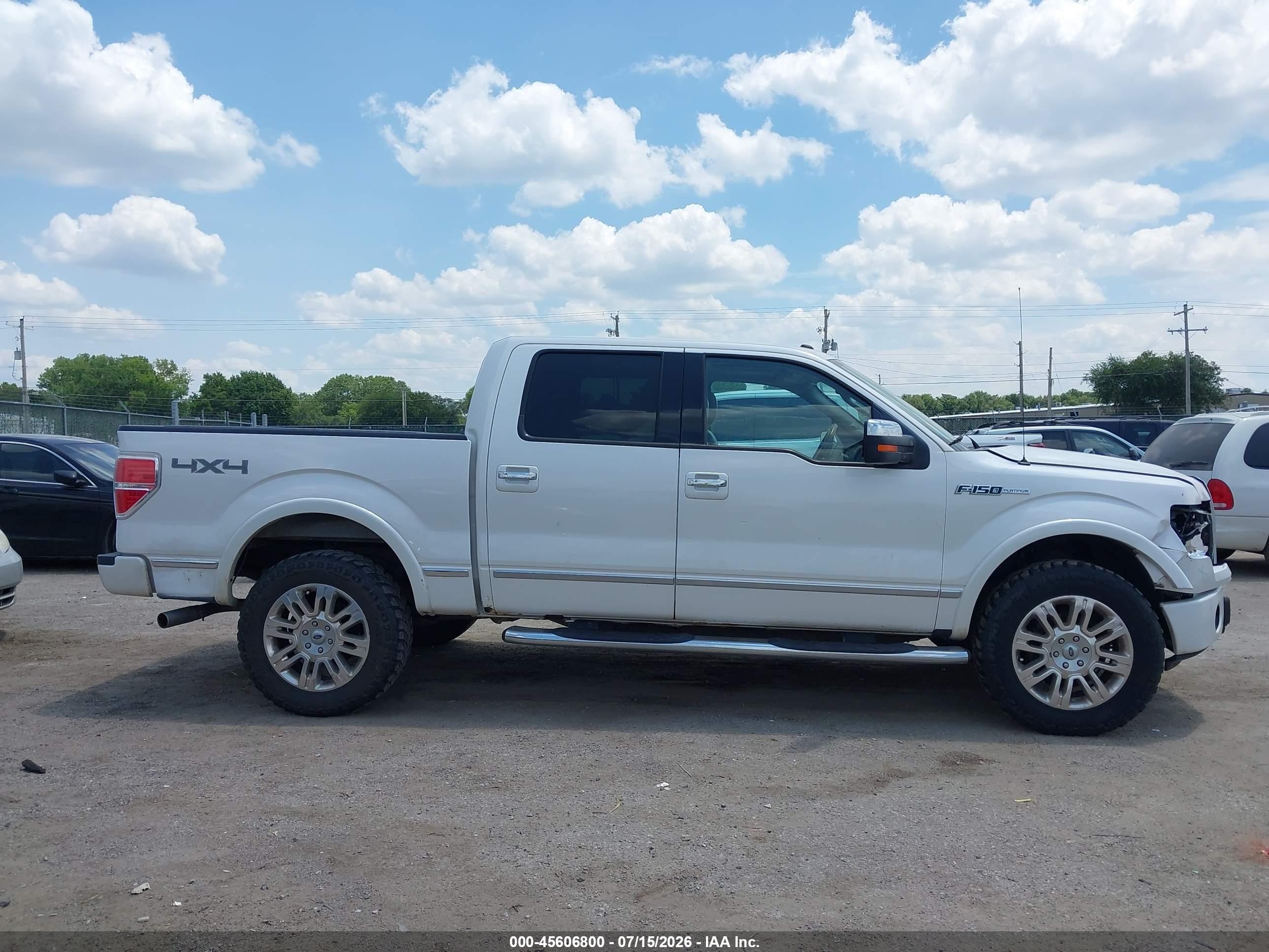 2010 Ford F-150 Fx4/harley-davidson/king Ranch/lariat/platinum/xl/xlt White vin: 1FTFW1EV0AFD18430