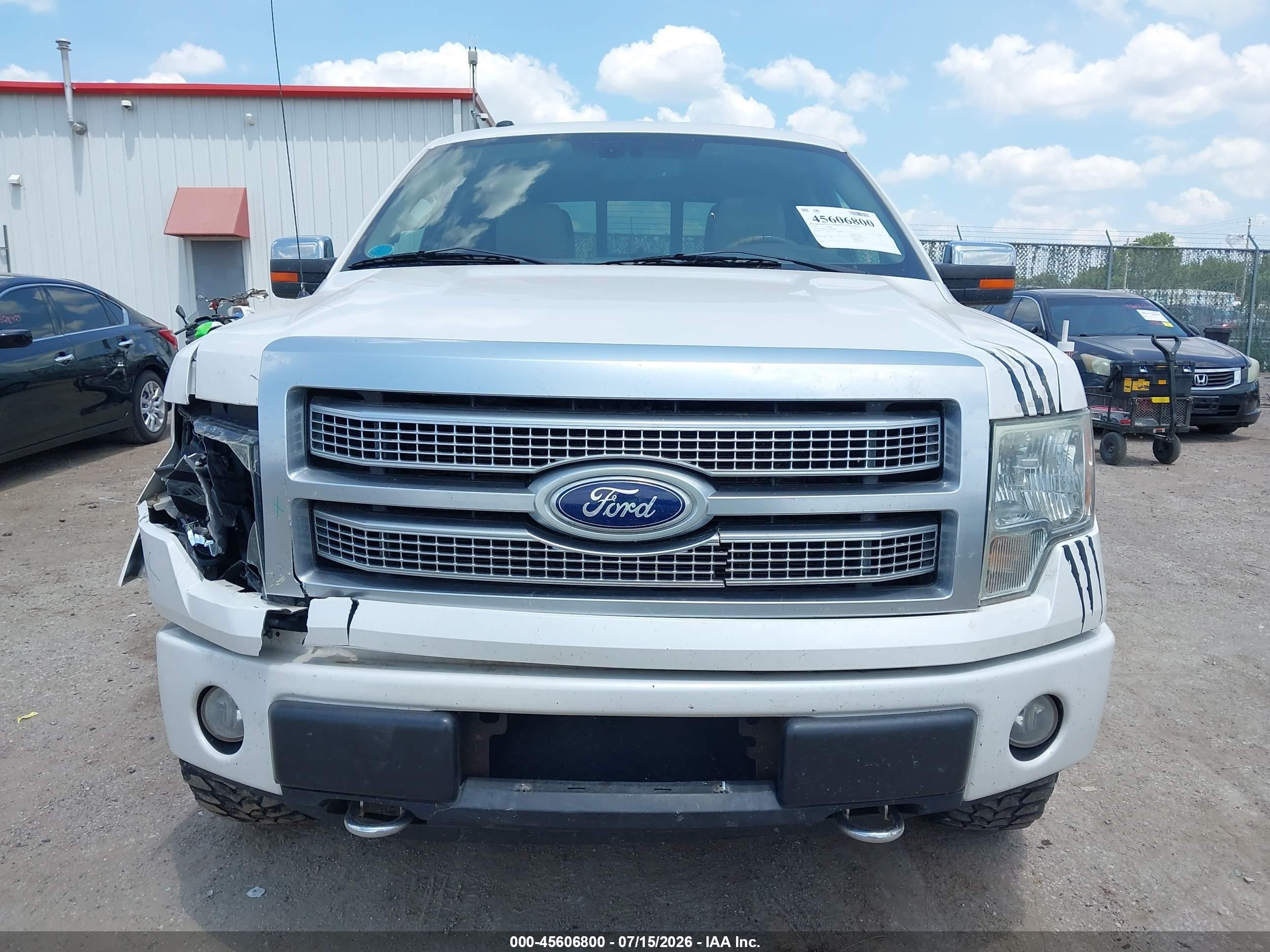 2010 Ford F-150 Fx4/harley-davidson/king Ranch/lariat/platinum/xl/xlt White vin: 1FTFW1EV0AFD18430