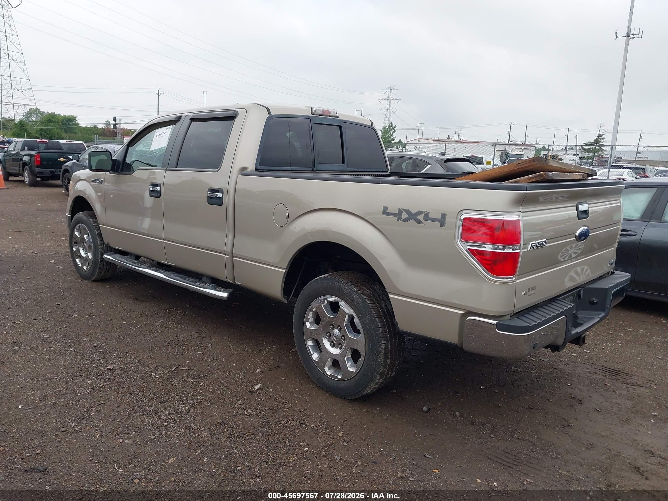 2010 Ford F-150 Fx4/harley-davidson/king Ranch/lariat/platinum/xl/xlt Gold vin: 1FTFW1EV0AFD31386