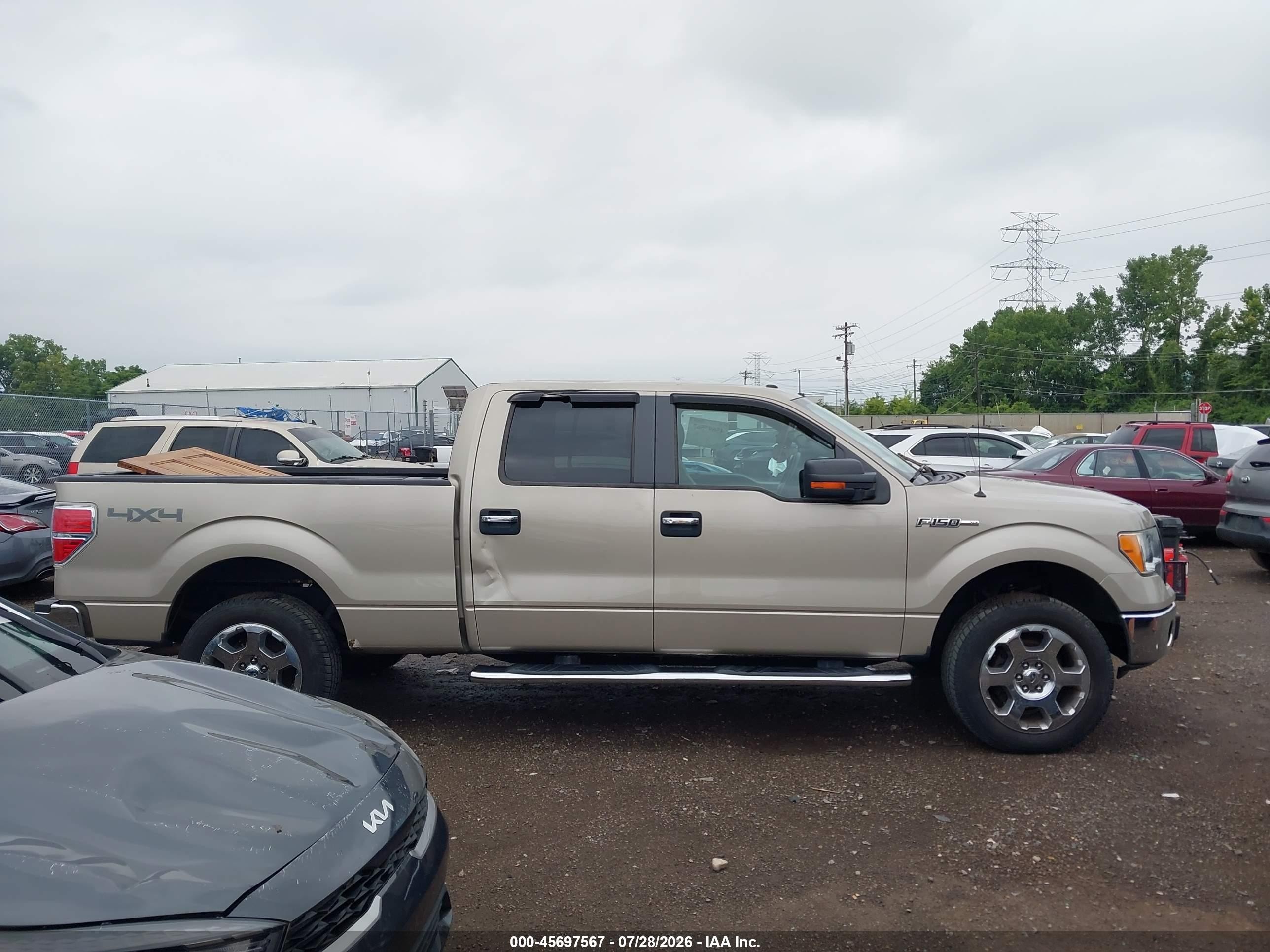 2010 Ford F-150 Fx4/harley-davidson/king Ranch/lariat/platinum/xl/xlt Gold vin: 1FTFW1EV0AFD31386