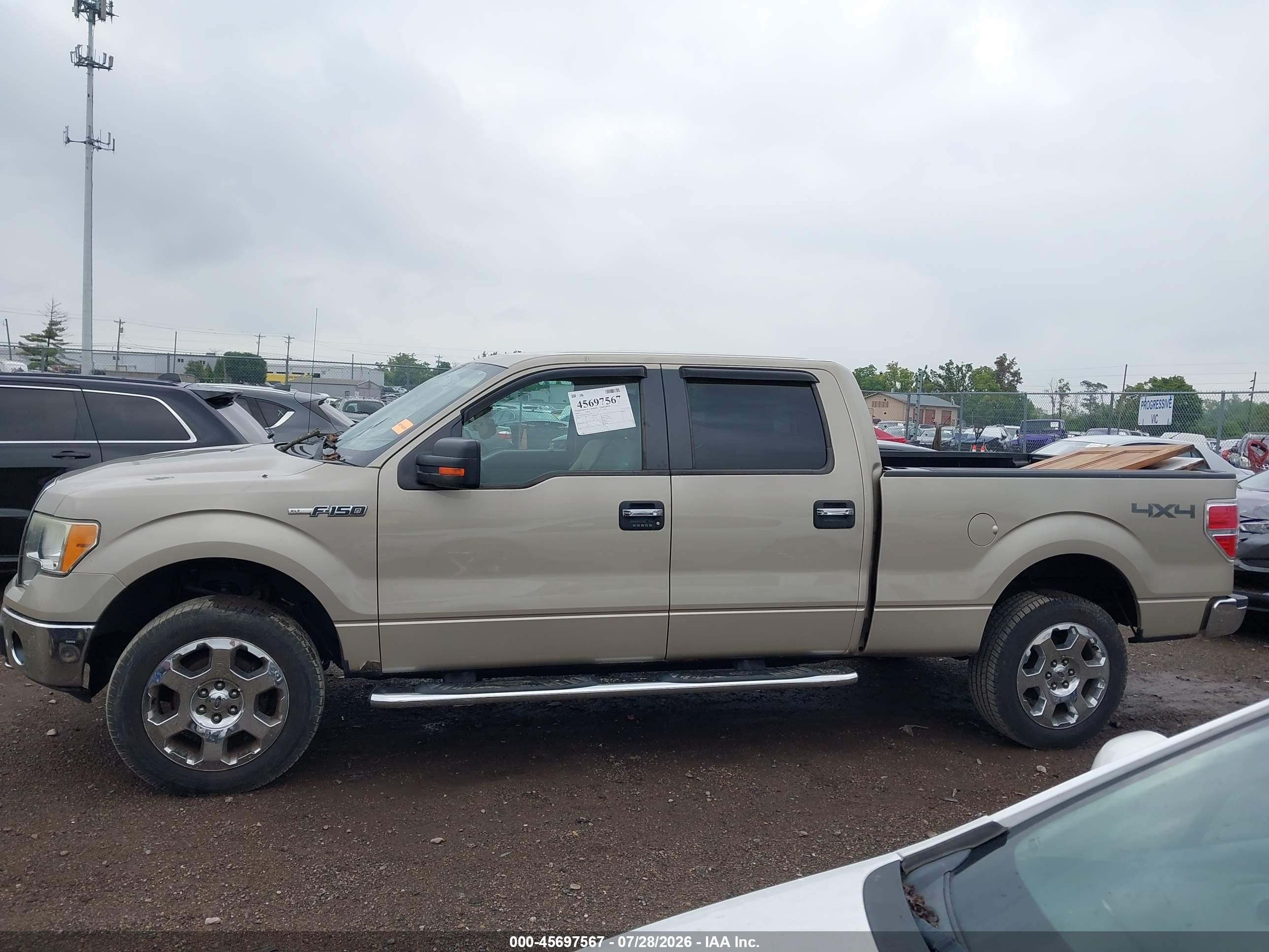 2010 Ford F-150 Fx4/harley-davidson/king Ranch/lariat/platinum/xl/xlt Gold vin: 1FTFW1EV0AFD31386