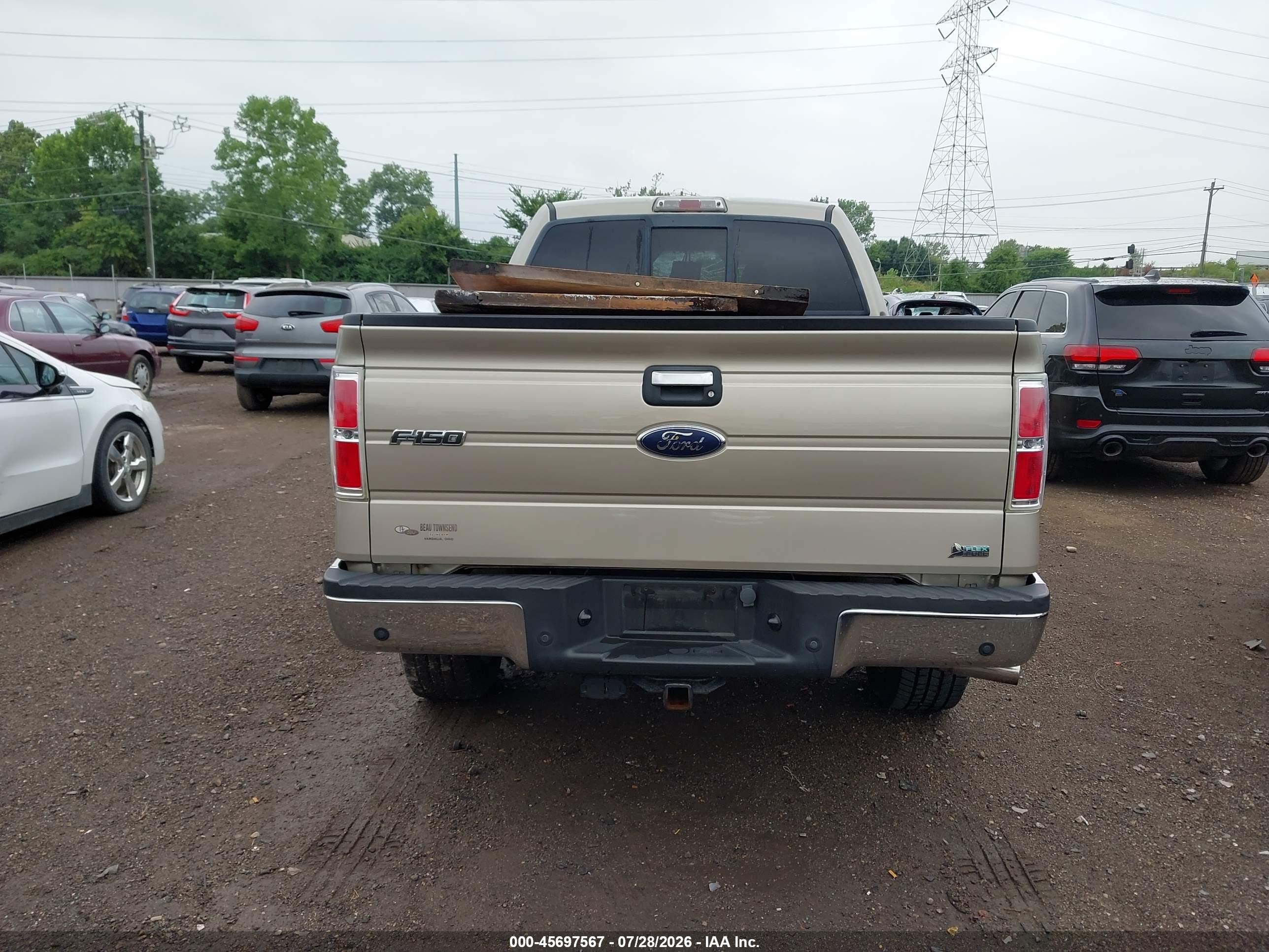 2010 Ford F-150 Fx4/harley-davidson/king Ranch/lariat/platinum/xl/xlt Gold vin: 1FTFW1EV0AFD31386