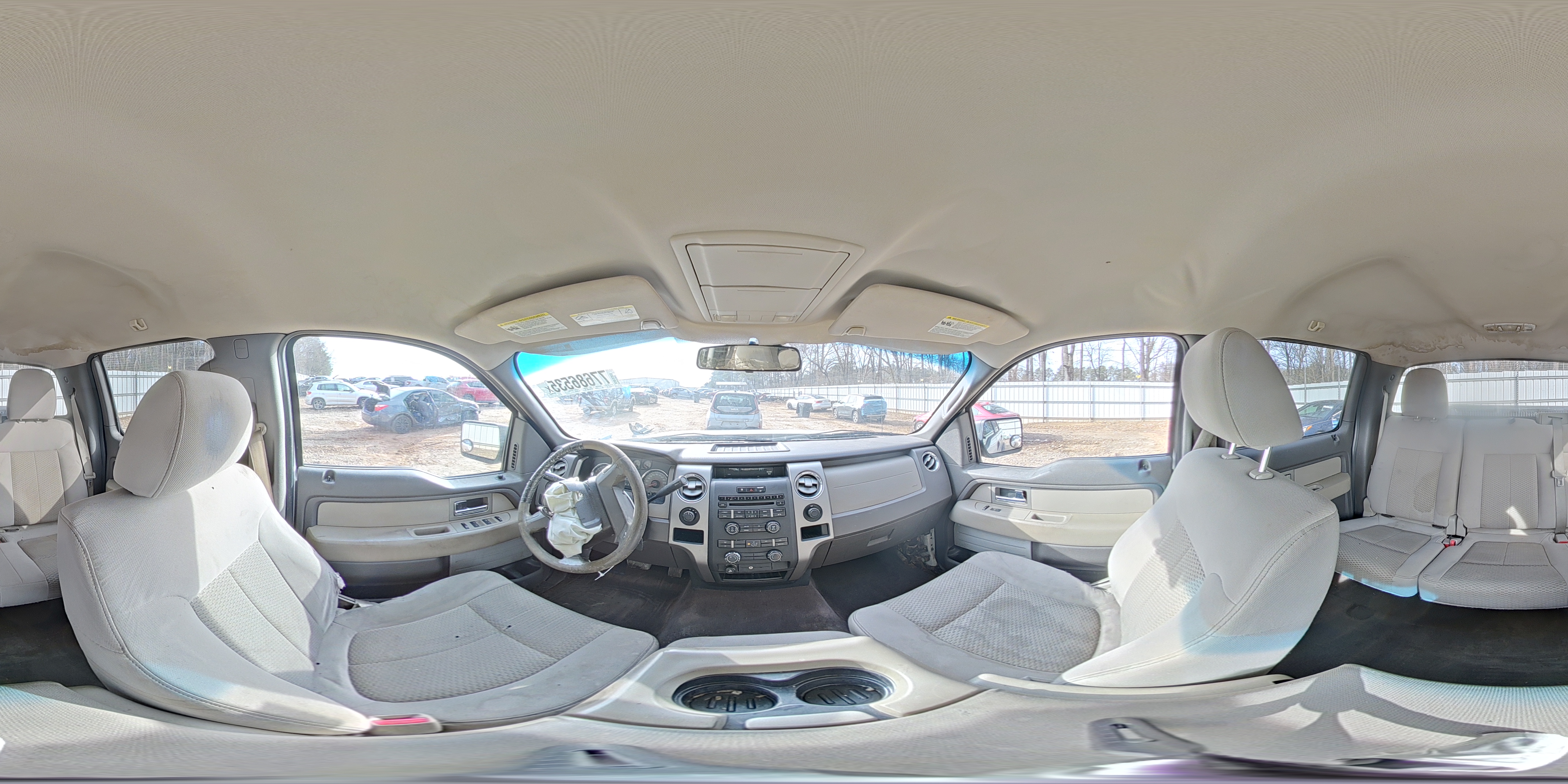 2010 Ford F150 Supercrew White vin: 1FTFW1EV0AKB97874