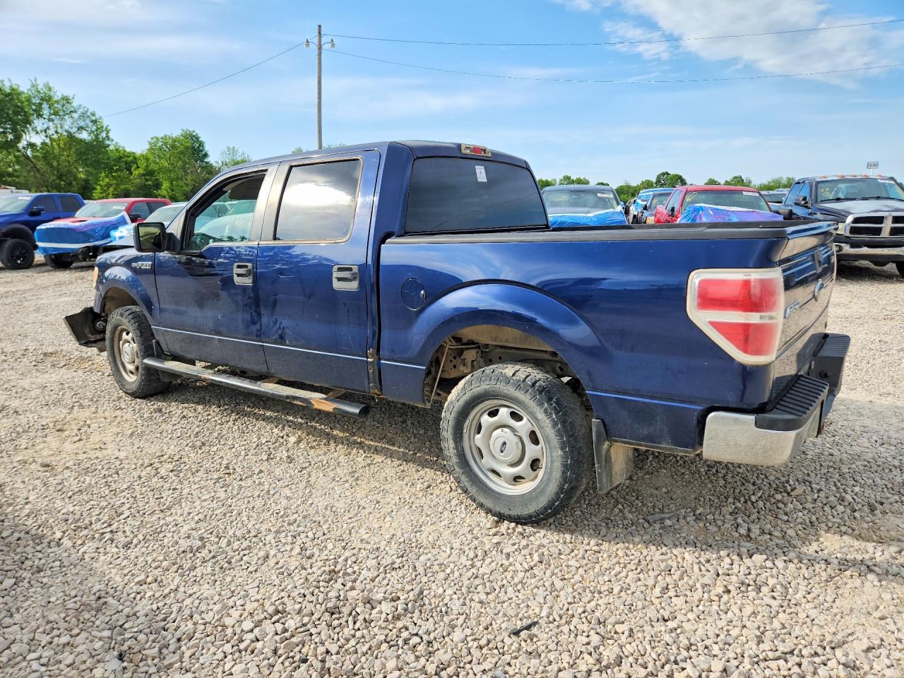 2010 Ford F150 Supercrew Blue vin: 1FTFW1EV1AFA06035