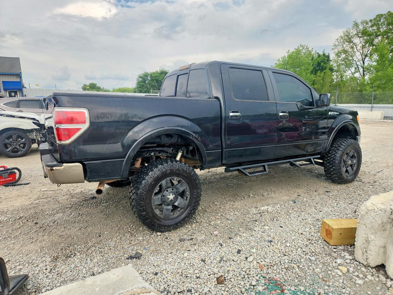 2010 Ford F150 Supercrew Black vin: 1FTFW1EV1AFA35809