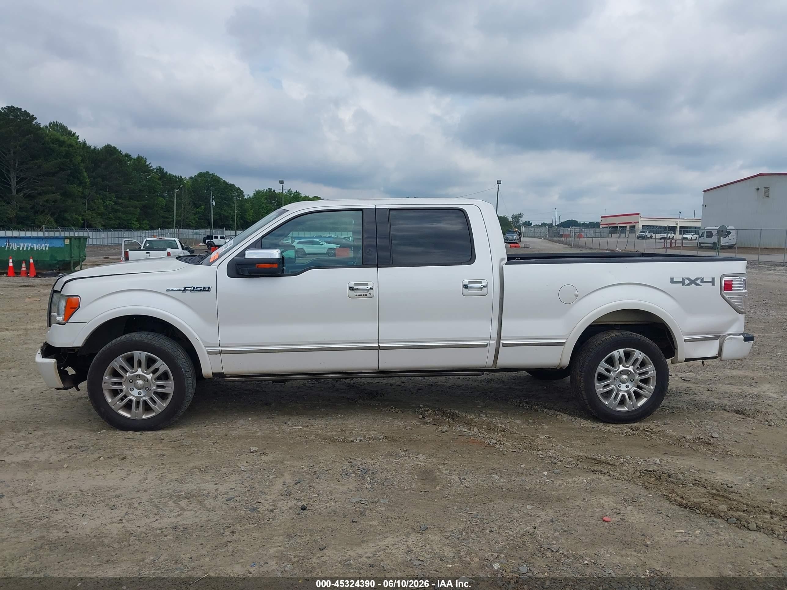 2010 Ford F-150 Fx4/harley-davidson/king Ranch/lariat/platinum/xl/xlt White vin: 1FTFW1EV1AFA39648