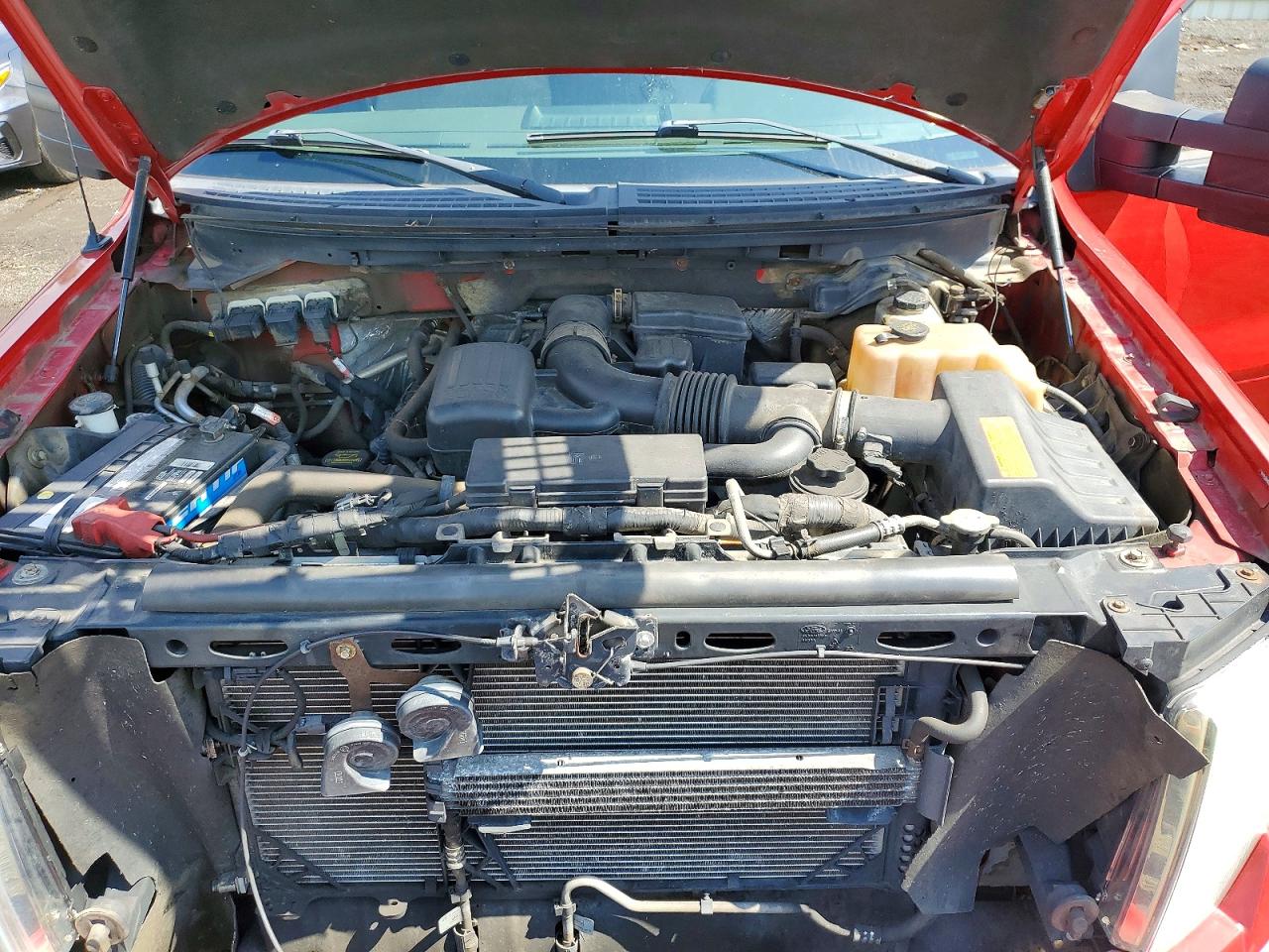 2010 Ford F150 Supercrew Red vin: 1FTFW1EV1AFA41402