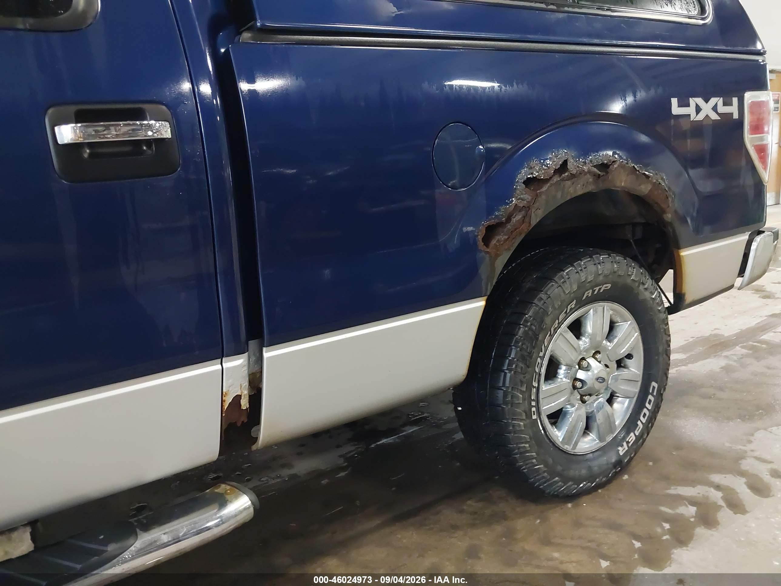 2010 Ford F-150 Fx4/harley-davidson/king Ranch/lariat/platinum/xl/xlt Navy vin: 1FTFW1EV1AFB23548