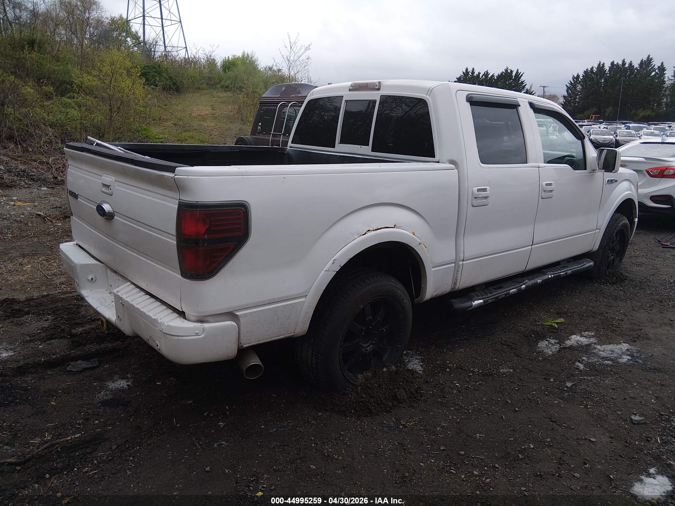 2010 Ford F-150 Fx4/harley-davidson/king Ranch/lariat/platinum/xl/xlt White vin: 1FTFW1EV1AFB49390