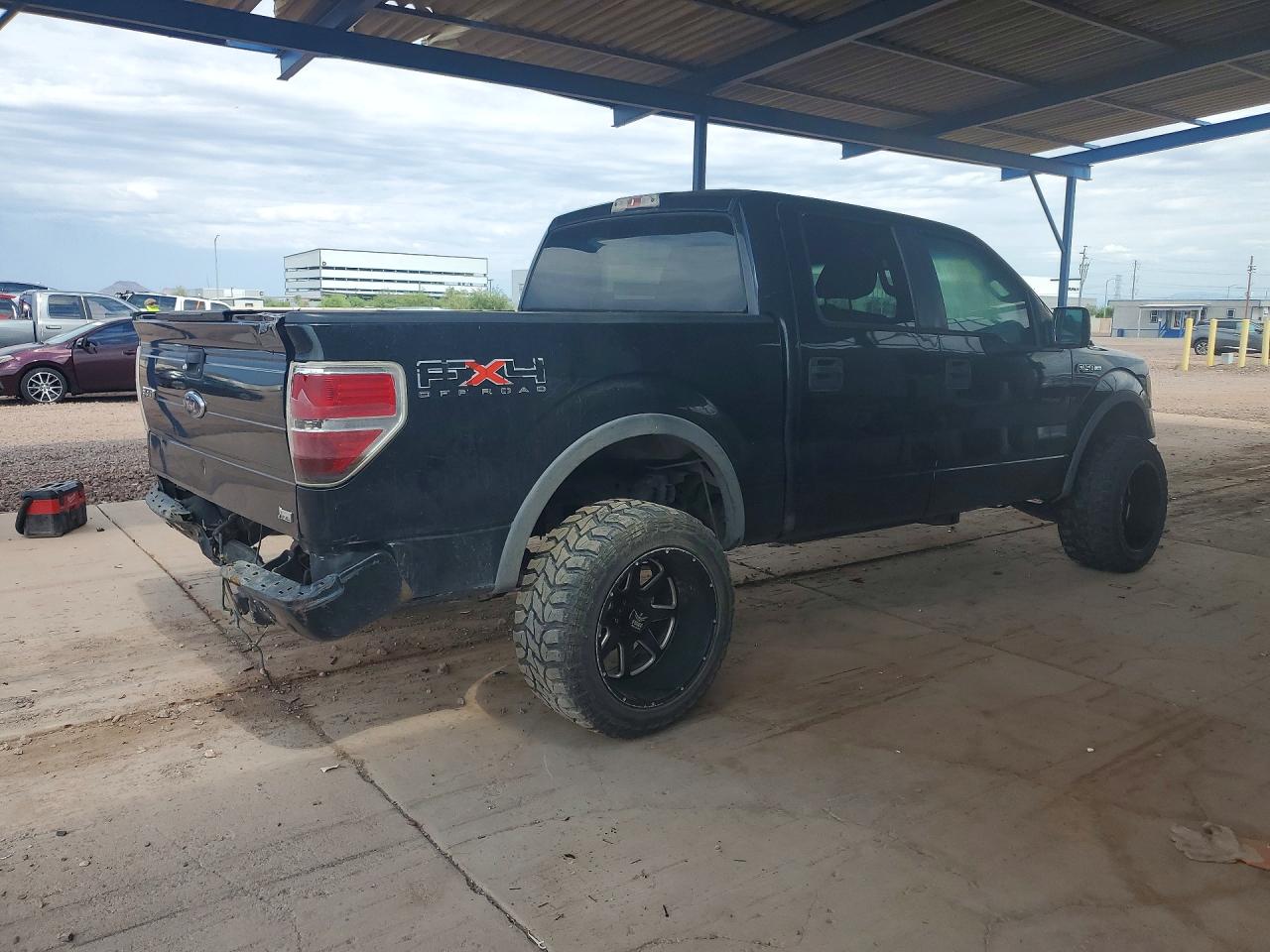 2010 Ford F150 Supercrew Black vin: 1FTFW1EV1AFB97195