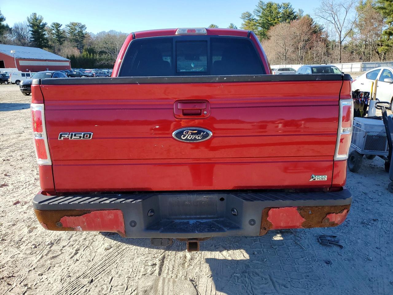2010 Ford F150 Supercrew Red vin: 1FTFW1EV1AFC09555