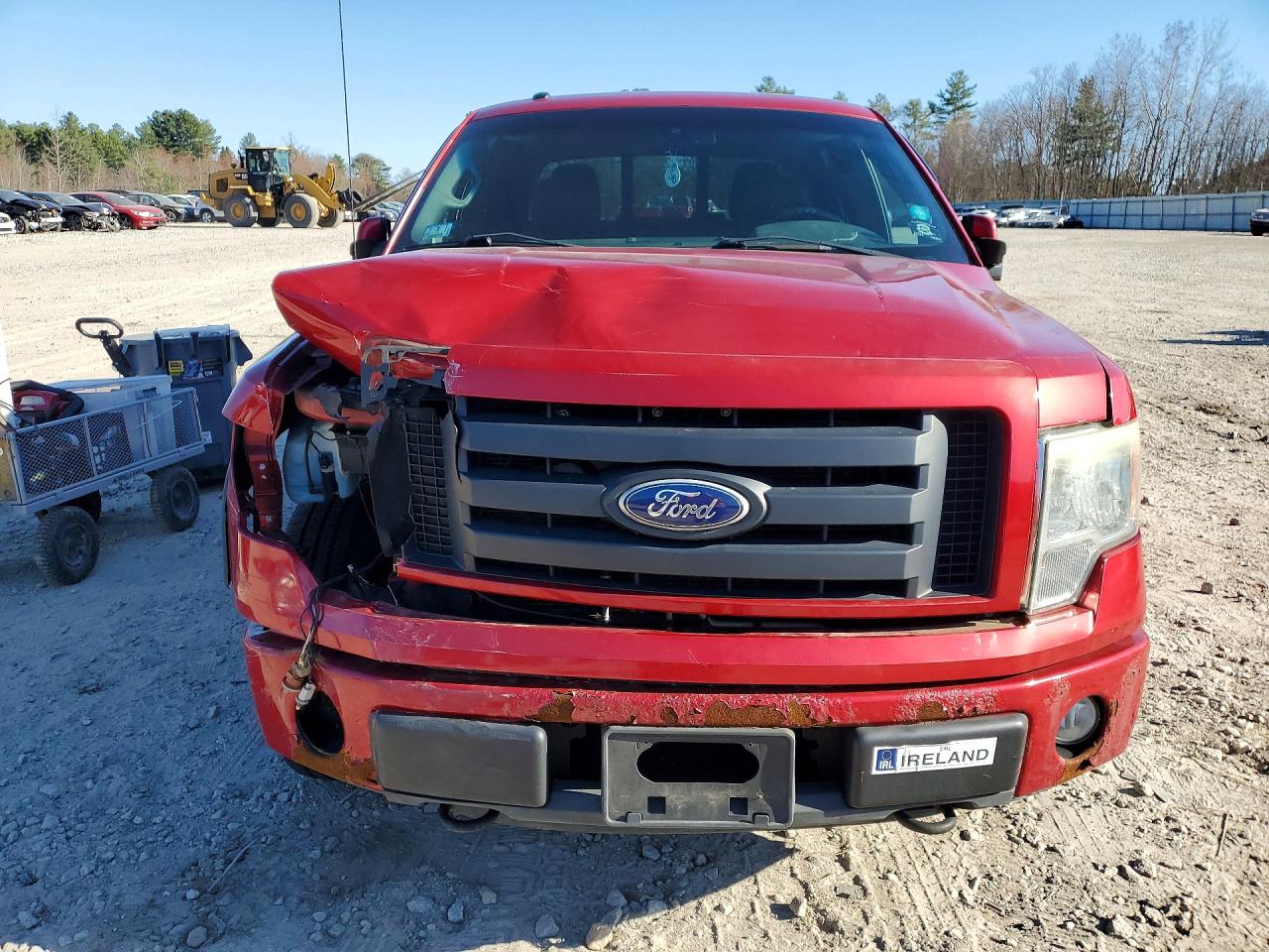 2010 Ford F150 Supercrew Red vin: 1FTFW1EV1AFC09555