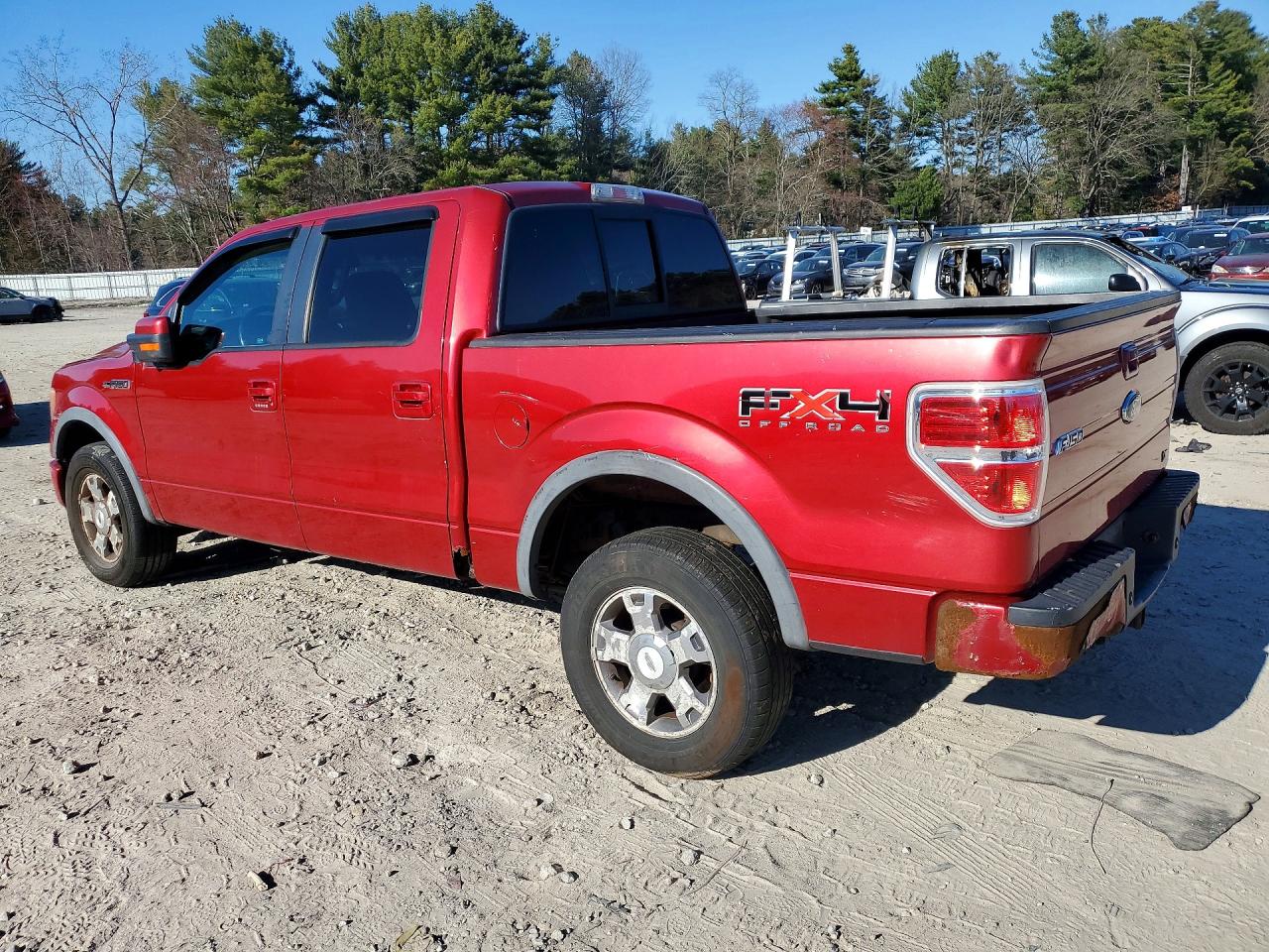 2010 Ford F150 Supercrew Red vin: 1FTFW1EV1AFC09555
