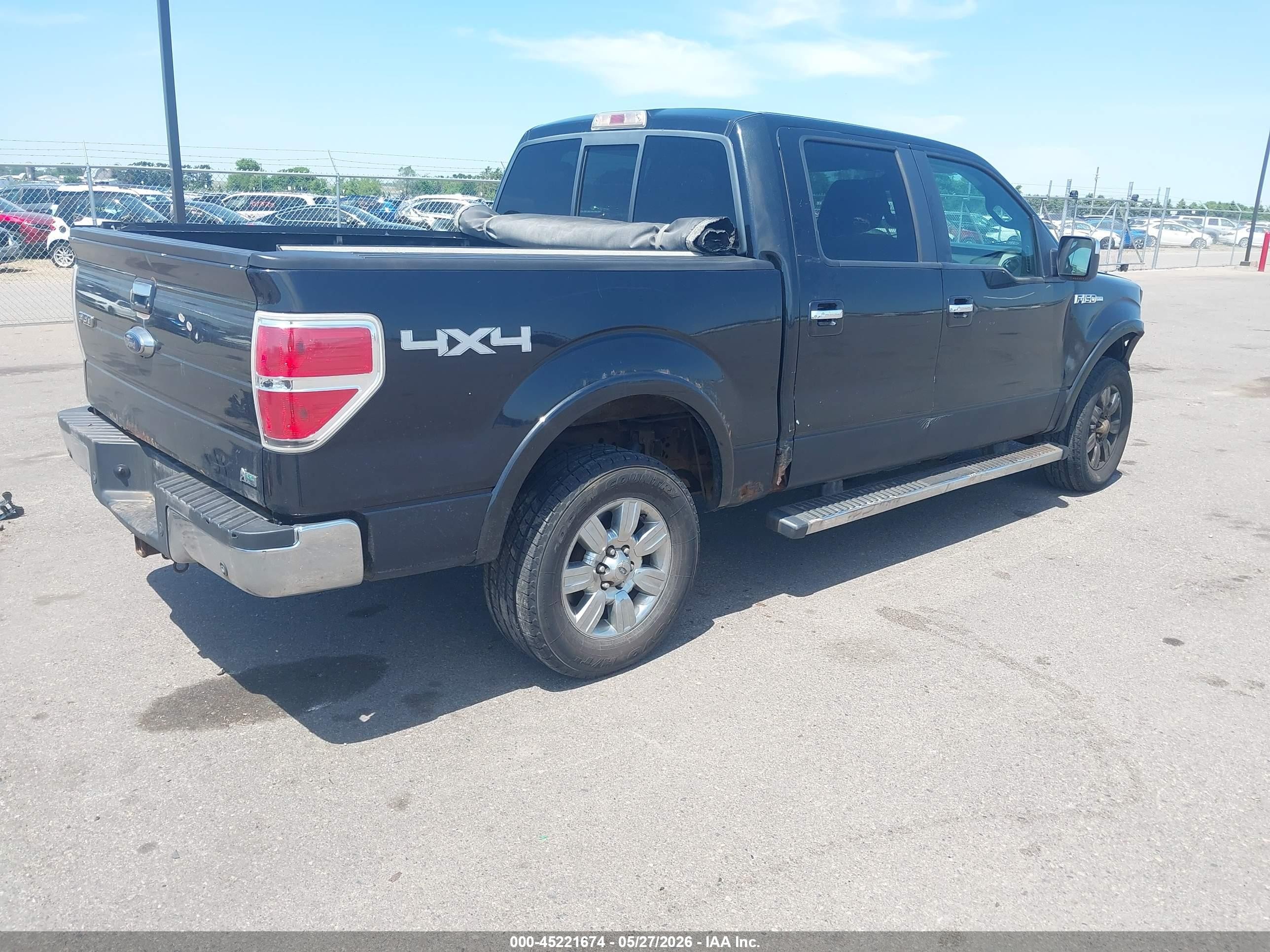 2010 Ford F-150 Lariat Черный vin: 1FTFW1EV1AFC24153