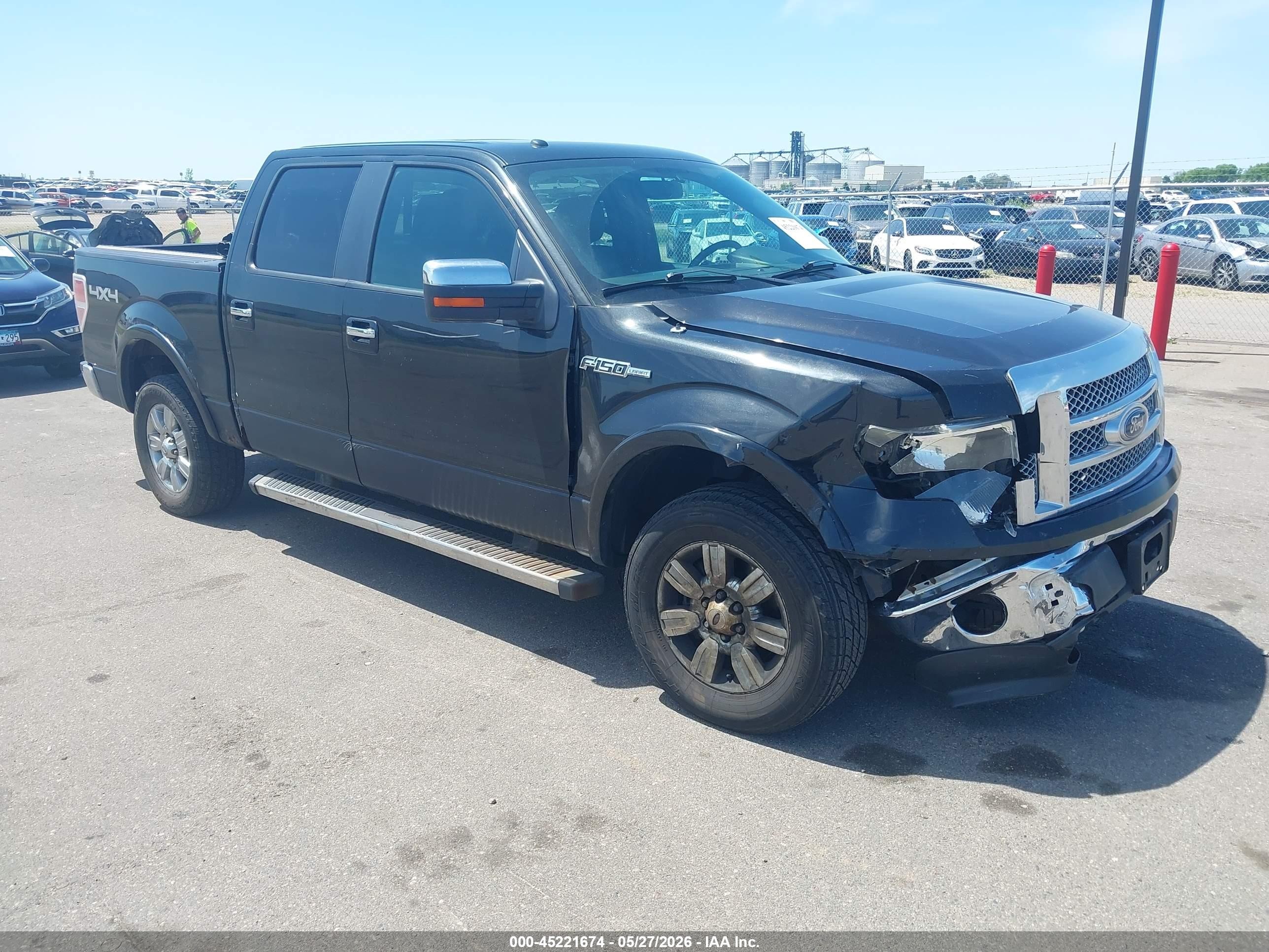 2010 Ford F-150 Lariat Черный vin: 1FTFW1EV1AFC24153