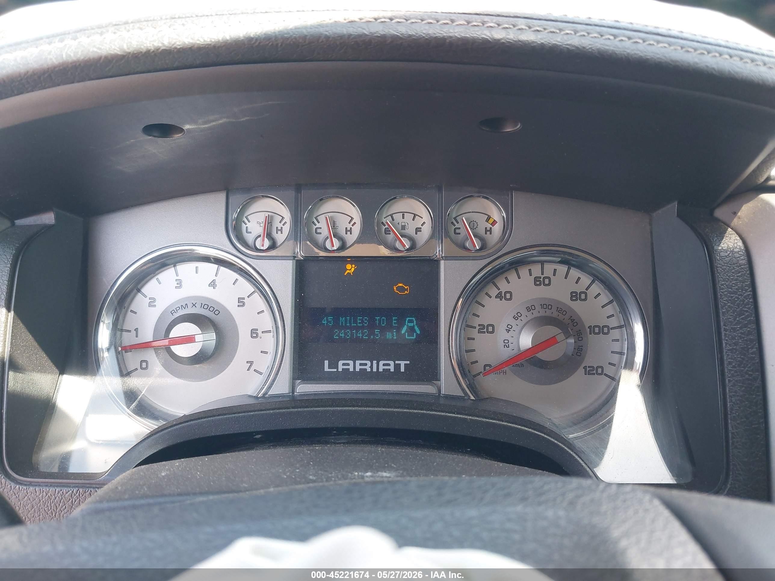 2010 Ford F-150 Lariat Черный vin: 1FTFW1EV1AFC24153