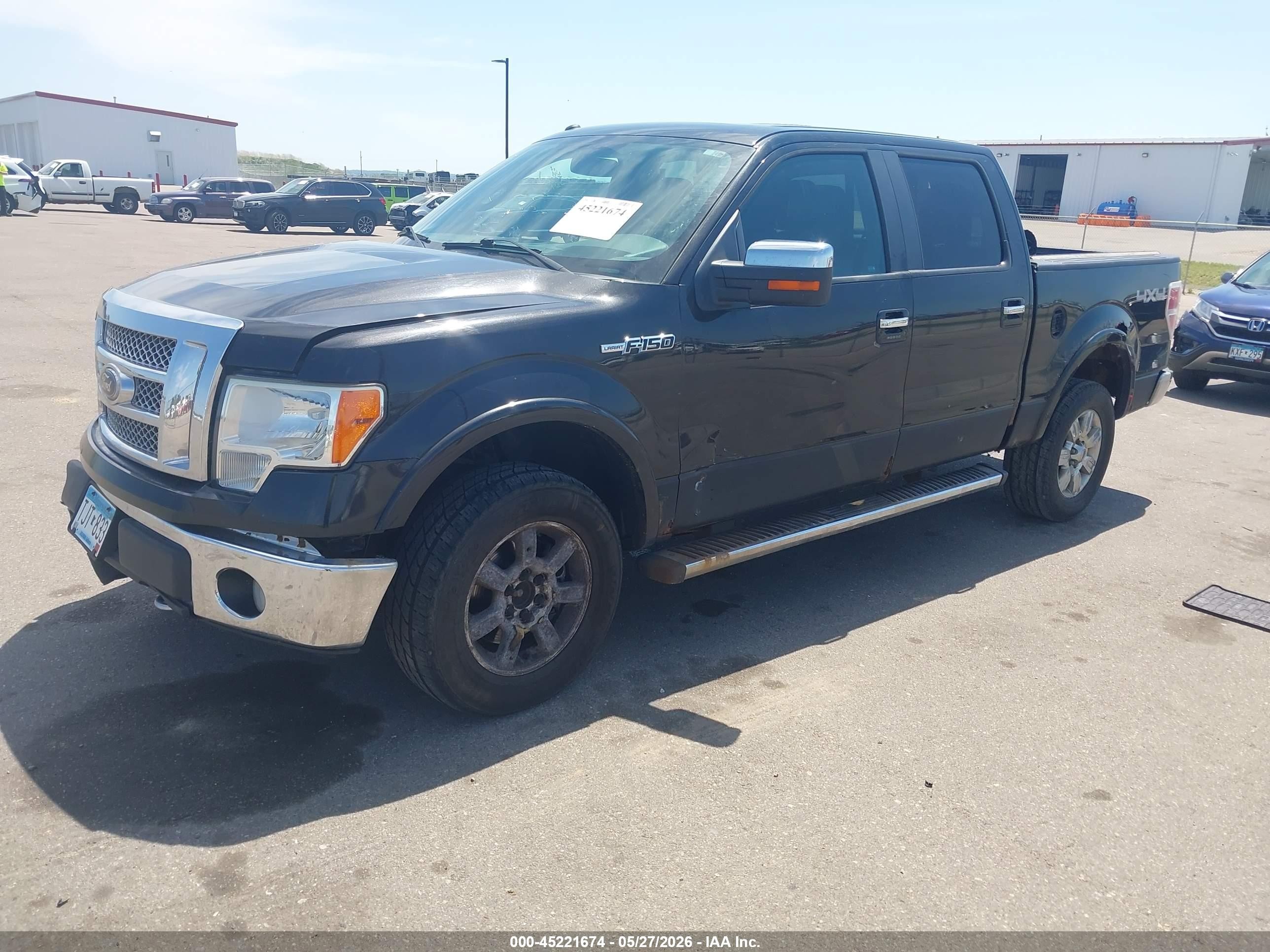 2010 Ford F-150 Lariat Черный vin: 1FTFW1EV1AFC24153