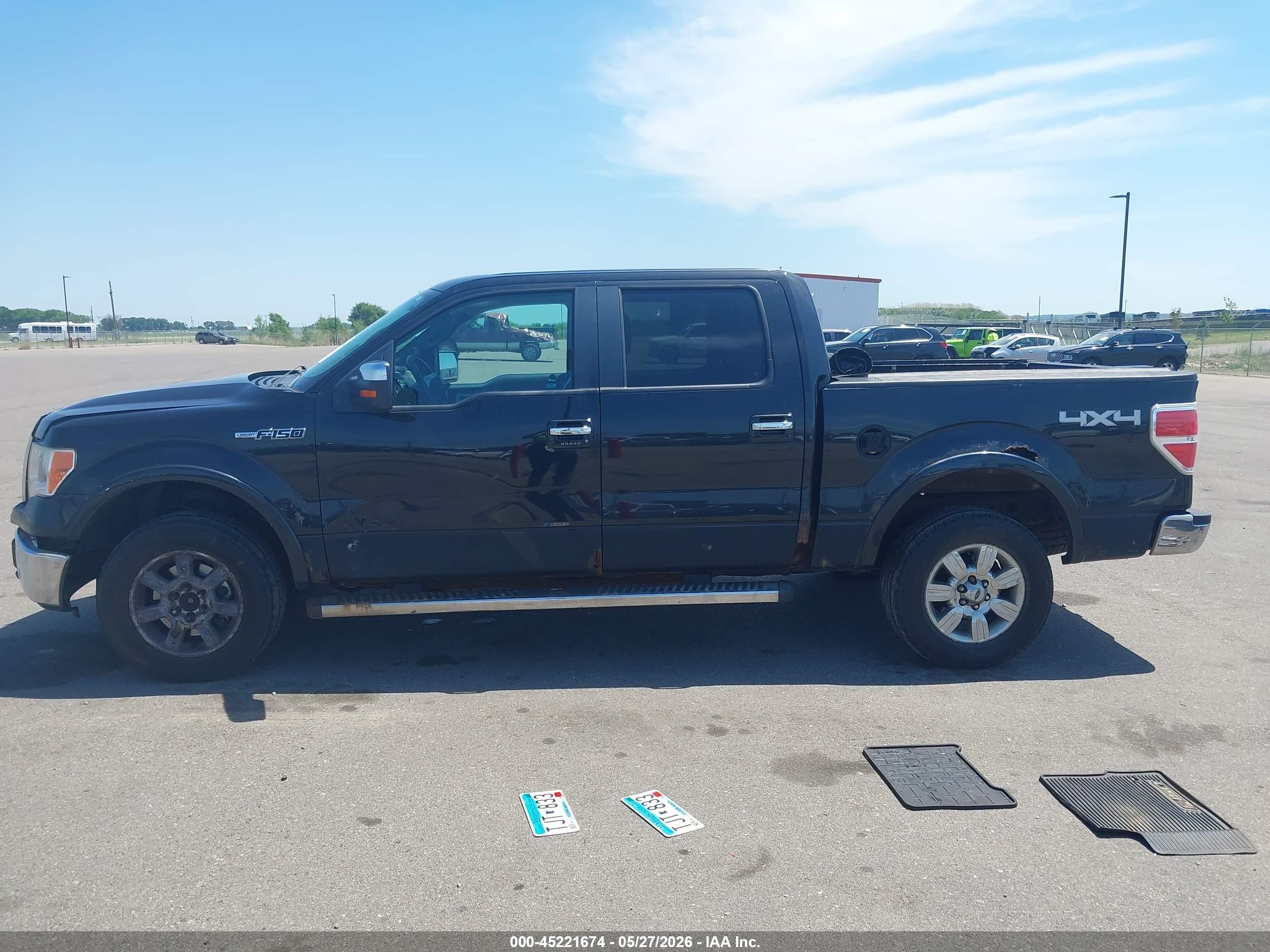 2010 Ford F-150 Lariat Черный vin: 1FTFW1EV1AFC24153