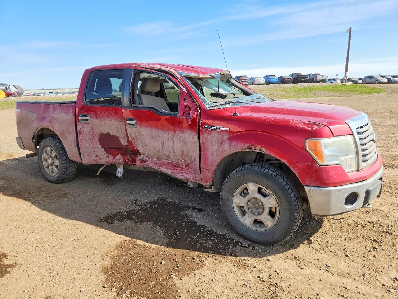 2010 Ford F150 Red vin: 1FTFW1EV1AFC26257