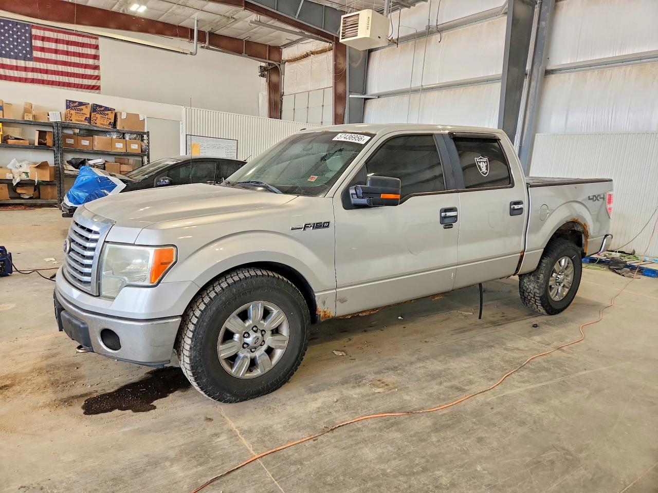 2010 Ford F150 Supercrew Silver vin: 1FTFW1EV1AFC62806