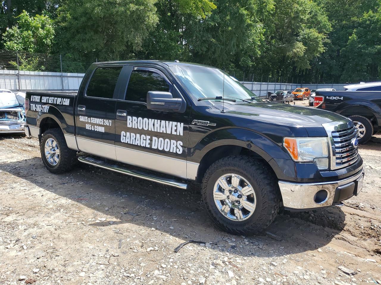 2010 Ford F150 Supercrew Black vin: 1FTFW1EV1AFC83414