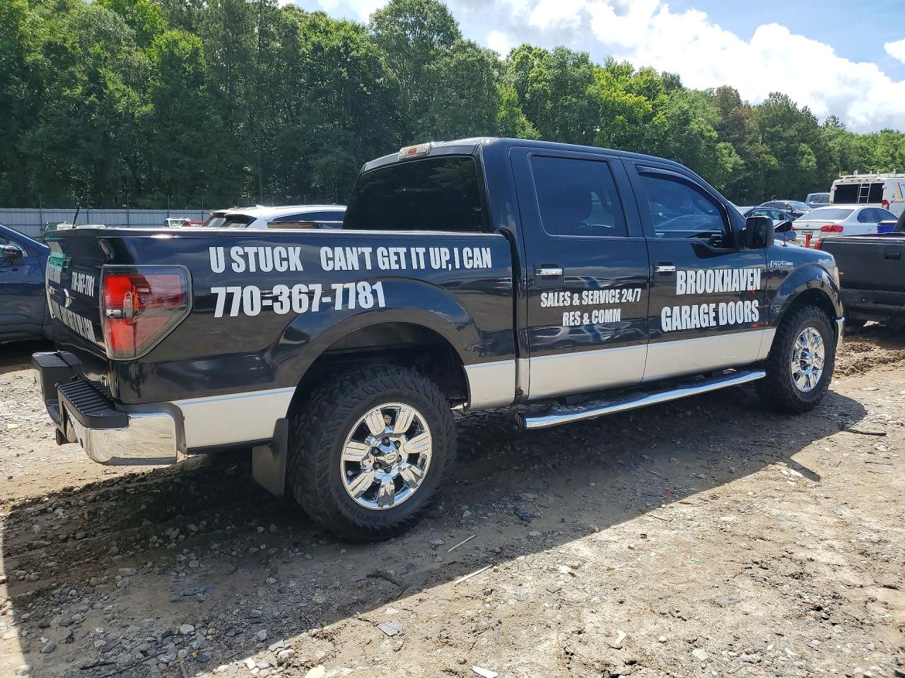 2010 Ford F150 Supercrew Black vin: 1FTFW1EV1AFC83414