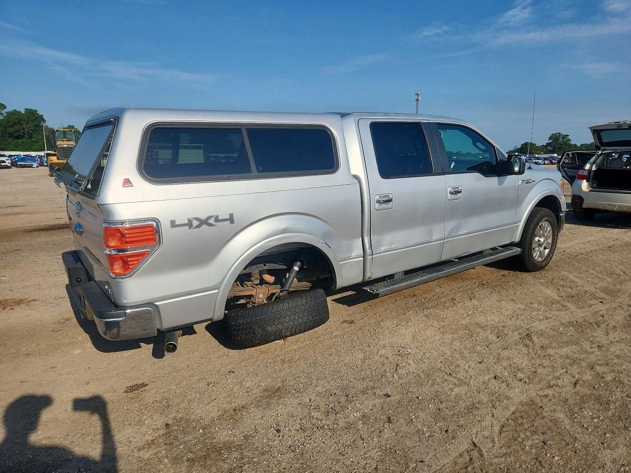 2010 Ford F150 Supercrew Silver vin: 1FTFW1EV1AFD40596