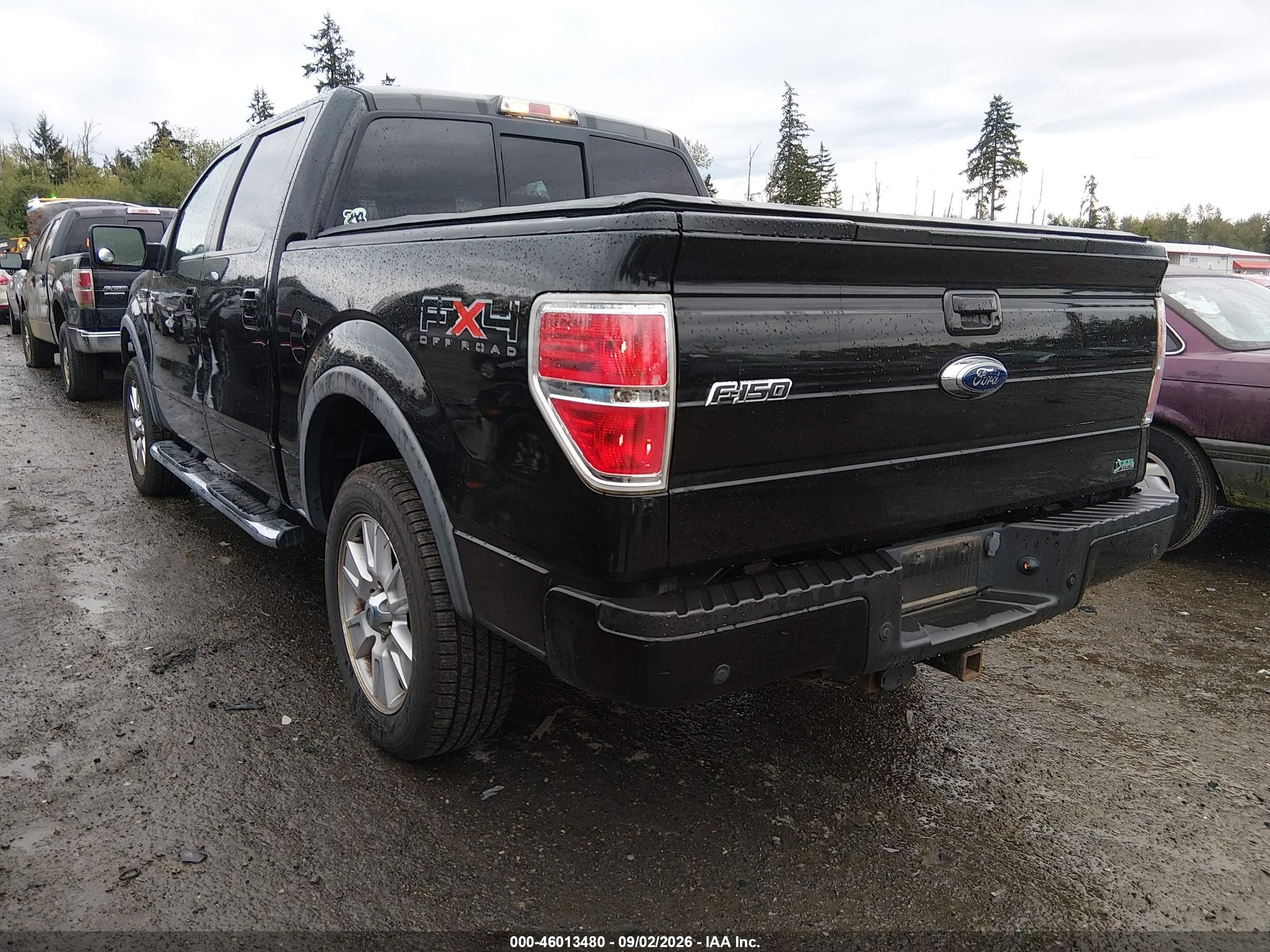2010 Ford F-150 Fx4 Black vin: 1FTFW1EV1AFD59200