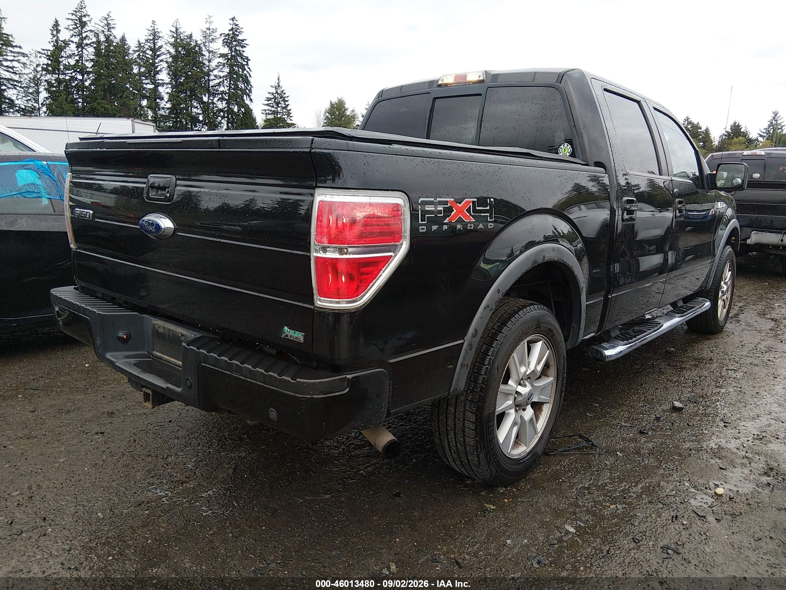 2010 Ford F-150 Fx4 Black vin: 1FTFW1EV1AFD59200