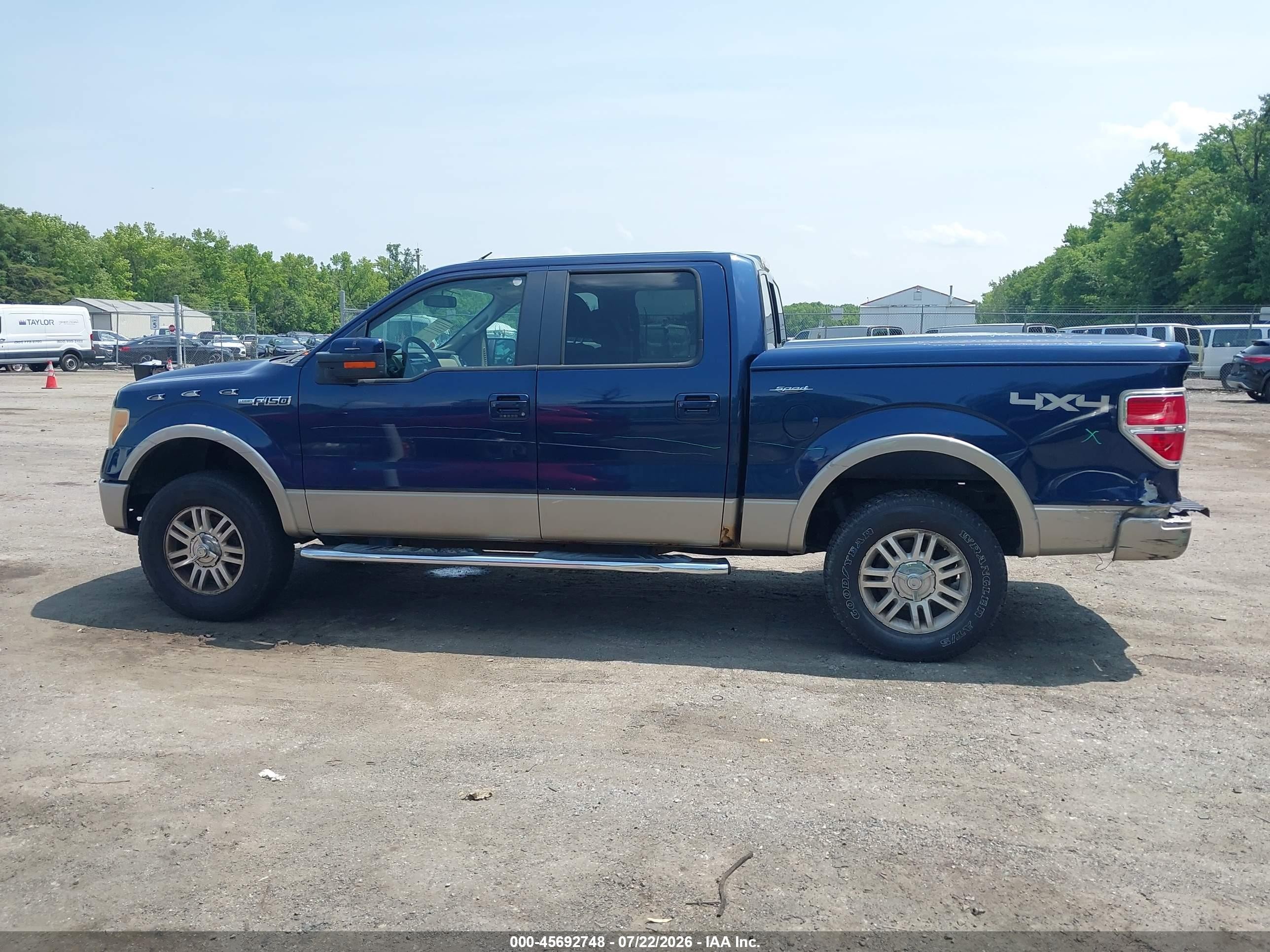 2010 Ford F-150 Fx4/harley-davidson/king Ranch/lariat/platinum/xl/xlt Blue vin: 1FTFW1EV1AFD62744