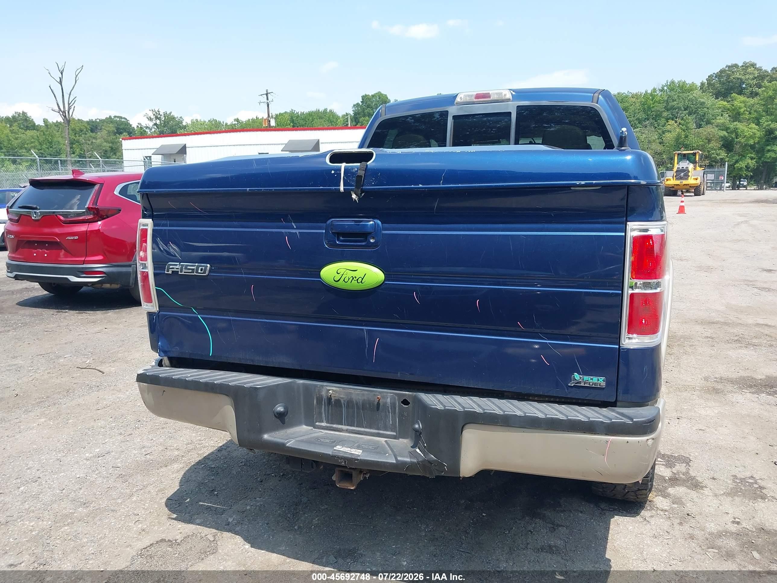 2010 Ford F-150 Fx4/harley-davidson/king Ranch/lariat/platinum/xl/xlt Blue vin: 1FTFW1EV1AFD62744