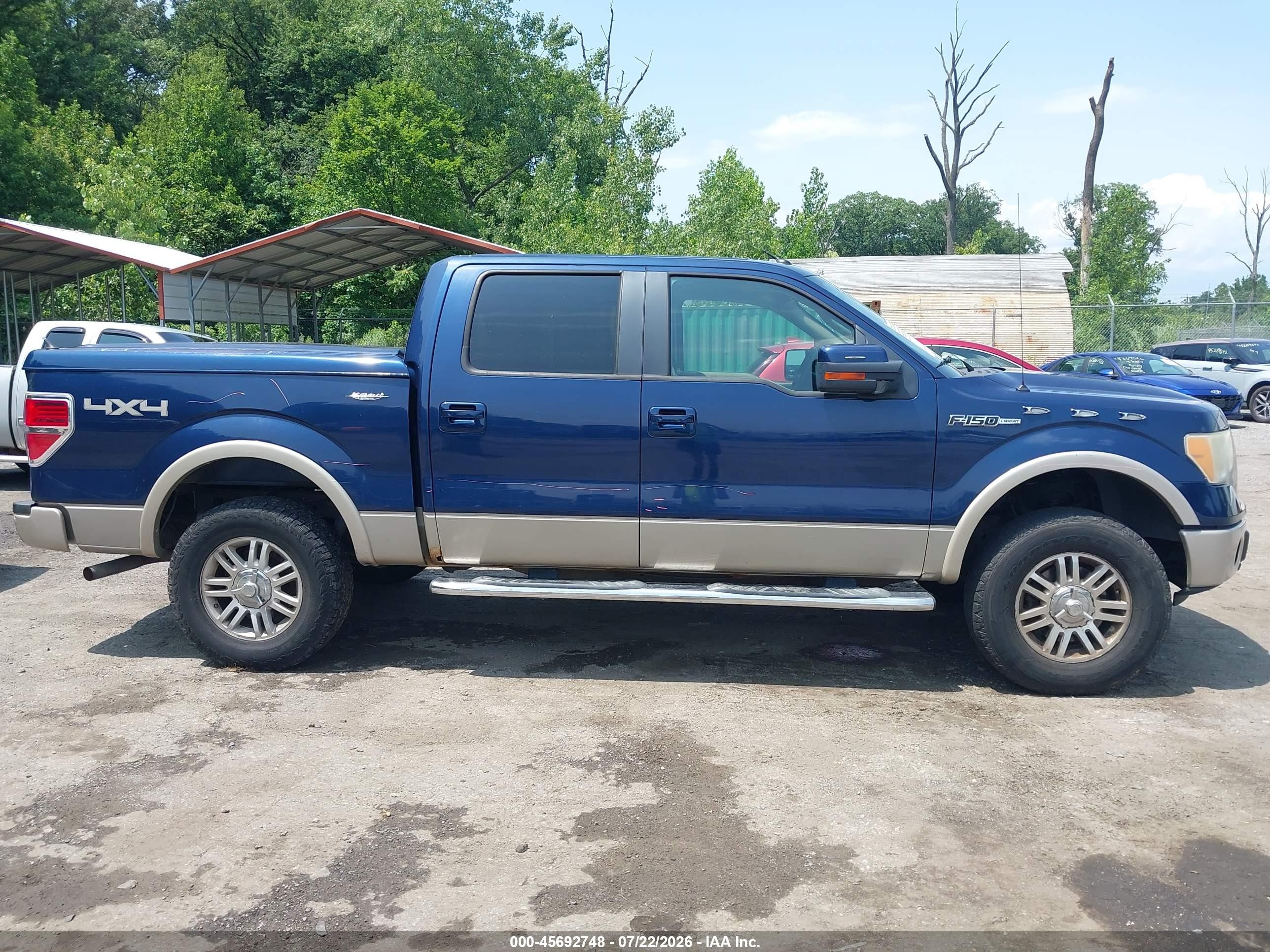 2010 Ford F-150 Fx4/harley-davidson/king Ranch/lariat/platinum/xl/xlt Blue vin: 1FTFW1EV1AFD62744