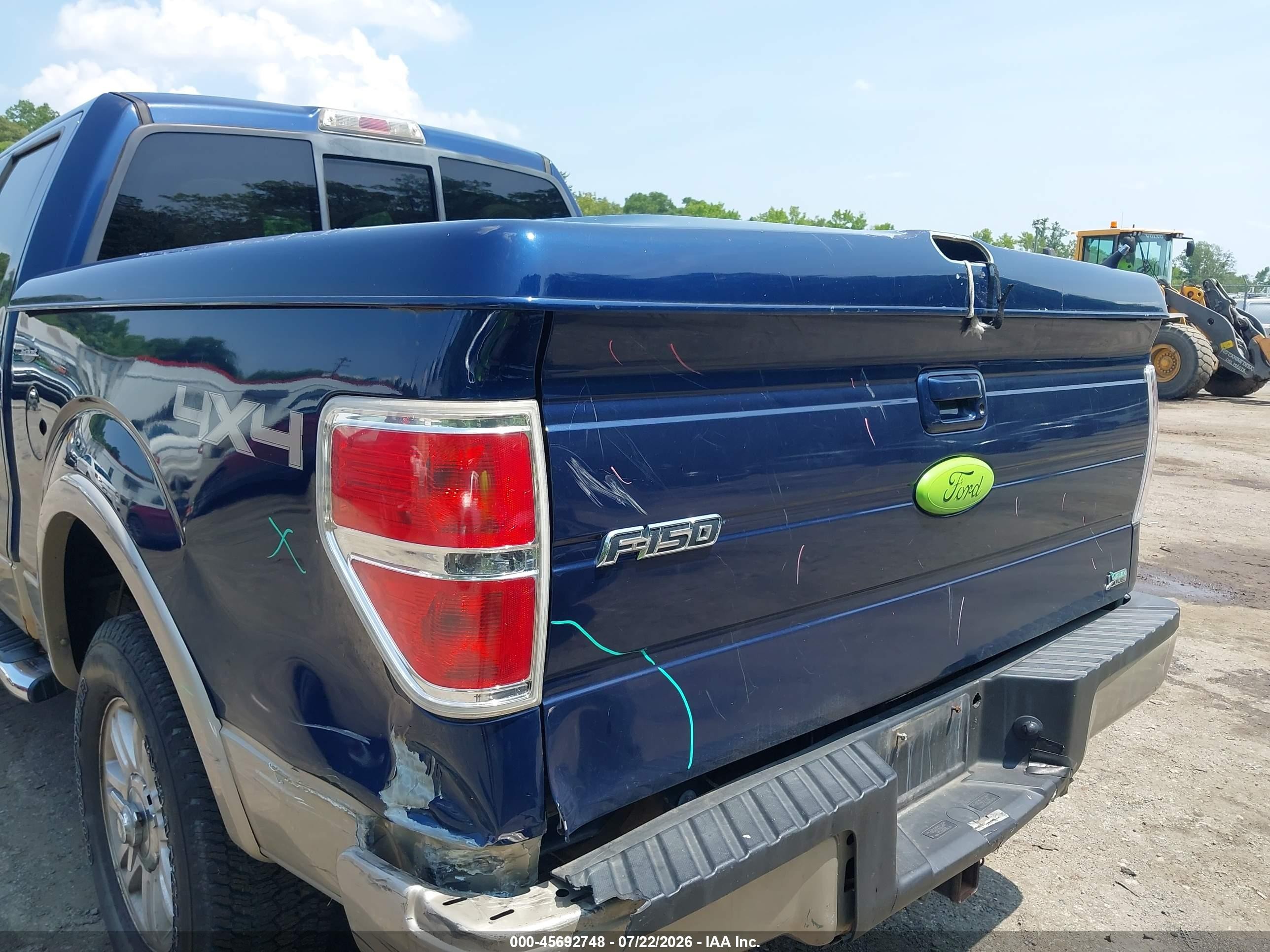 2010 Ford F-150 Fx4/harley-davidson/king Ranch/lariat/platinum/xl/xlt Blue vin: 1FTFW1EV1AFD62744