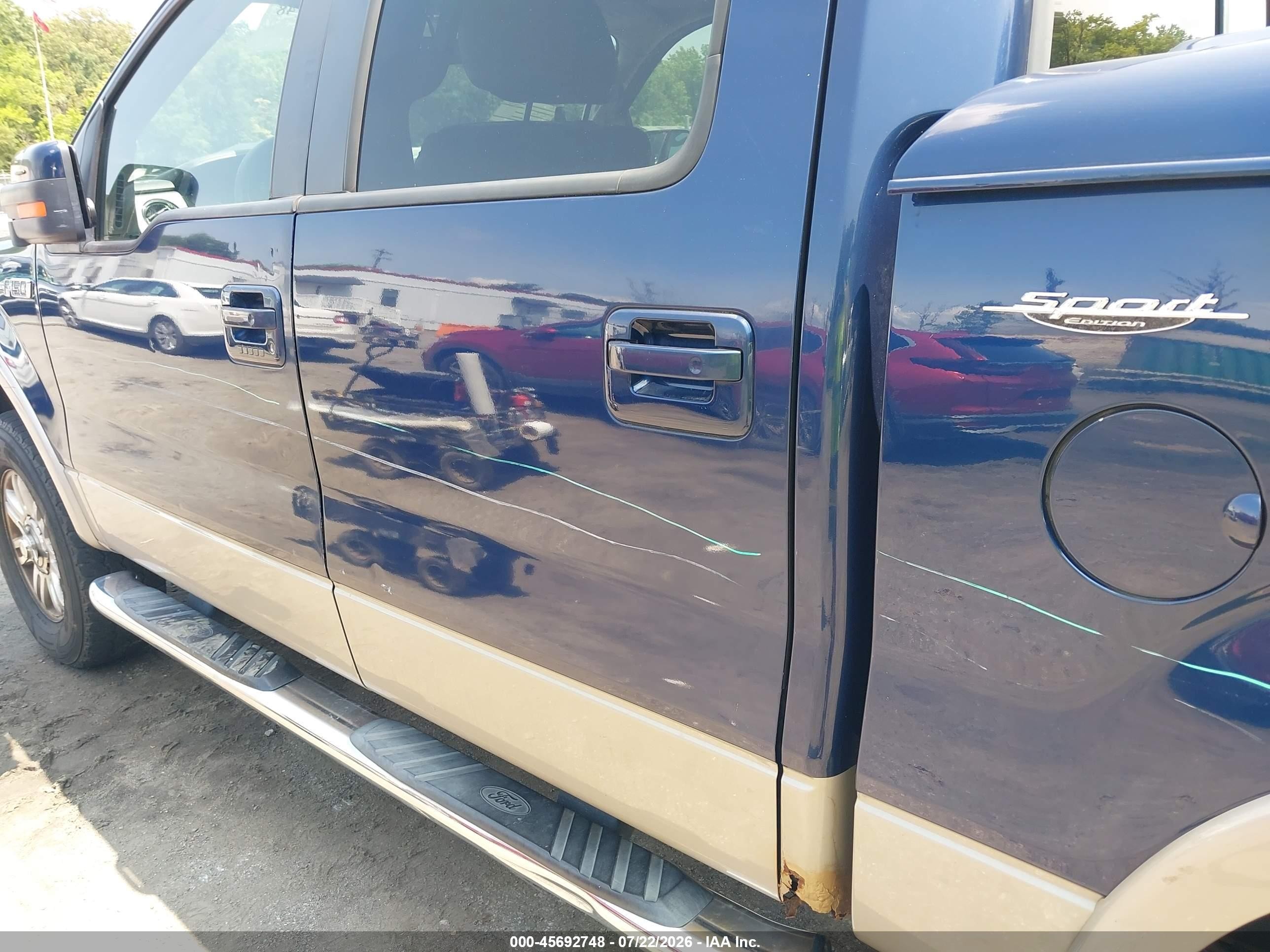 2010 Ford F-150 Fx4/harley-davidson/king Ranch/lariat/platinum/xl/xlt Blue vin: 1FTFW1EV1AFD62744