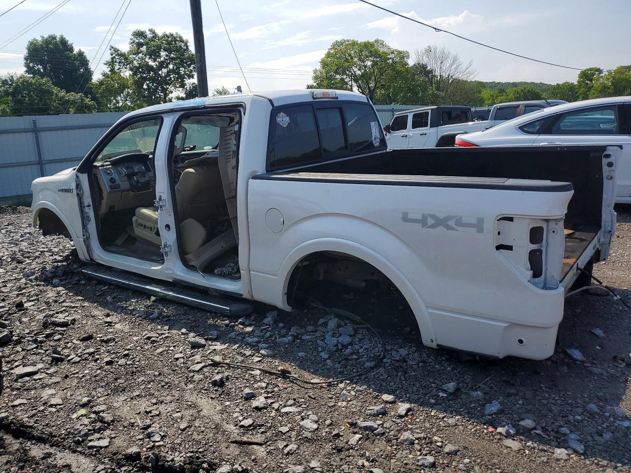 2010 Ford F150 Supercrew White vin: 1FTFW1EV1AFD76014